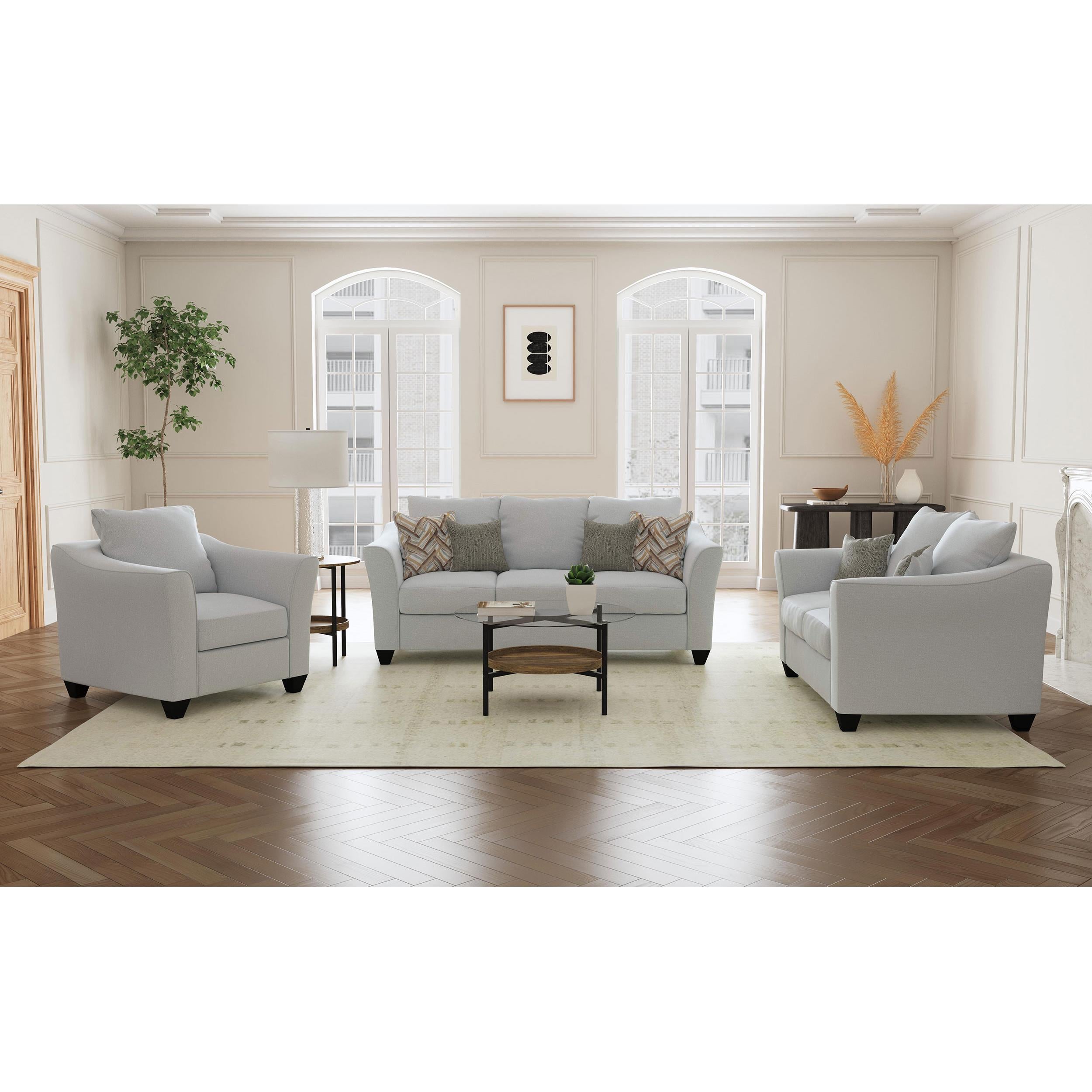 Diamond Modern Furniture COA Salizar Stationary Fabric Loveseat 508582 IMAGE 10