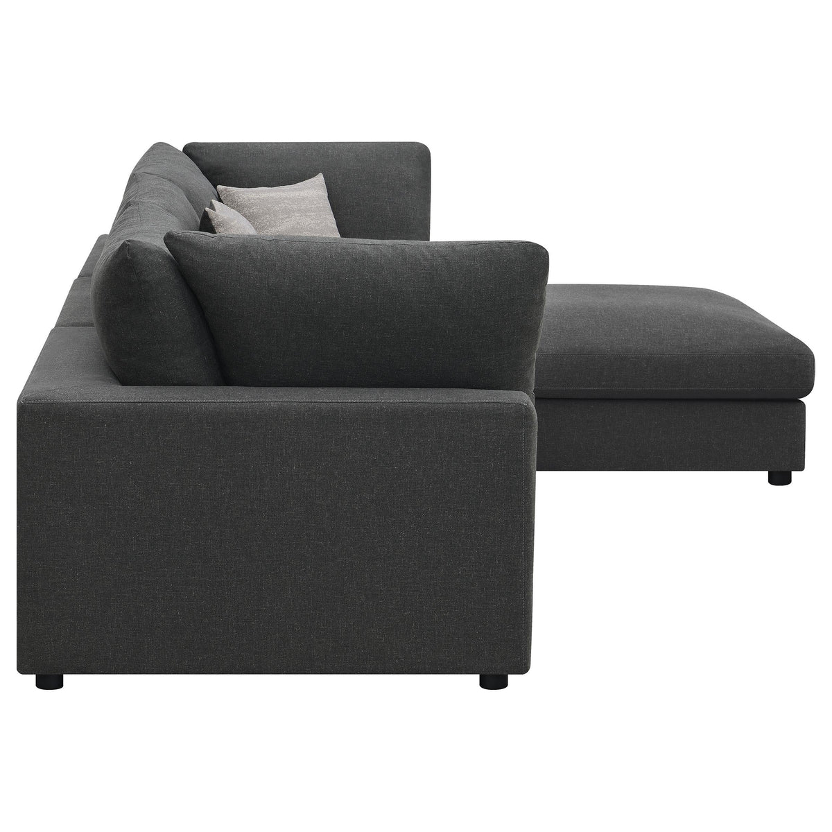 Serene Fabric 4 pc Sectional 551324-SETB