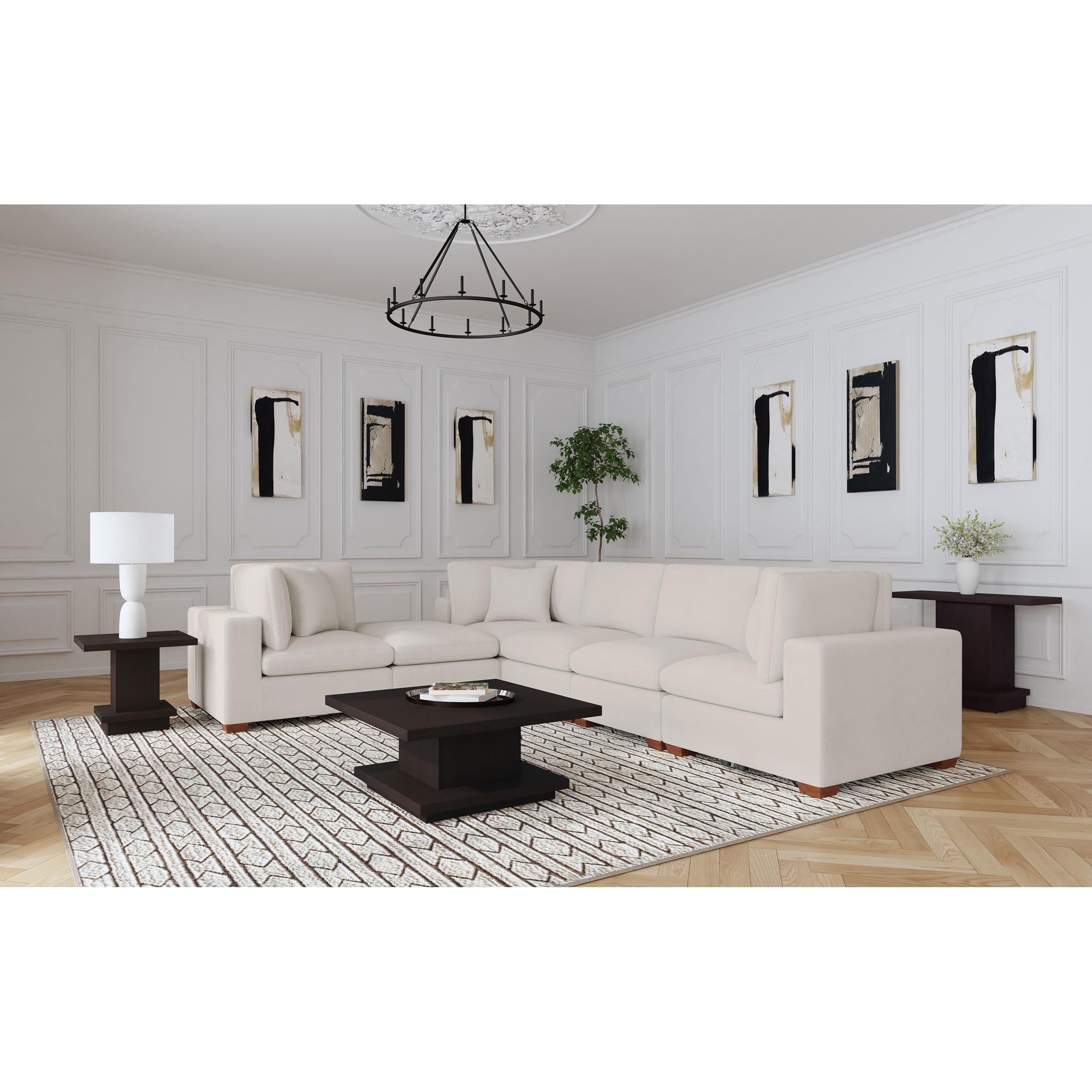 Coaster Furniture Lakeview Fabric 6 pc Sectional 551461-SET IMAGE 1