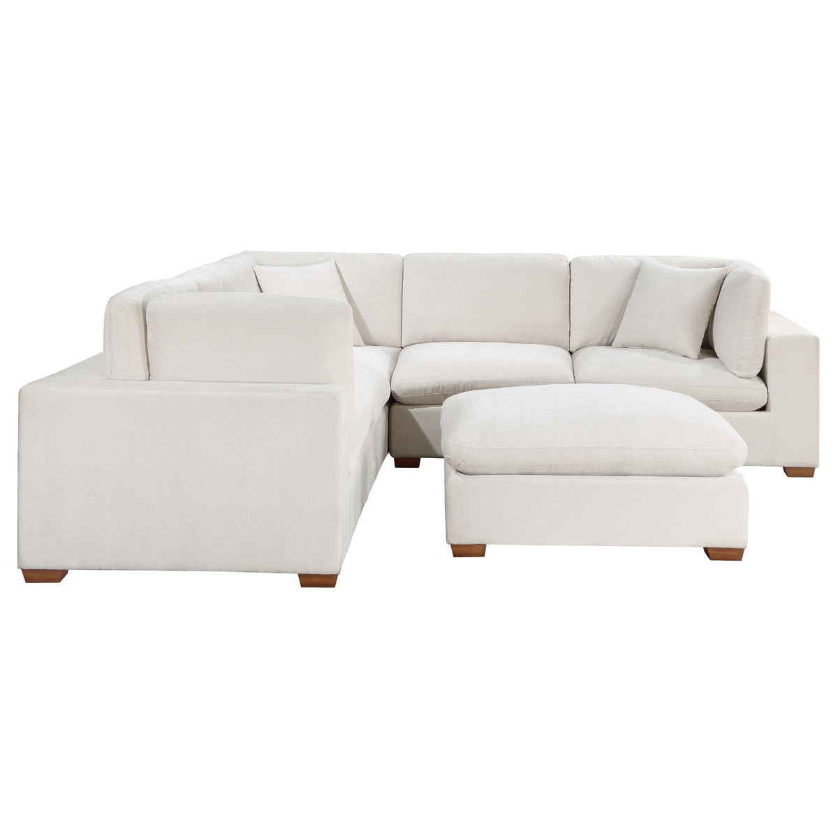Lakeview Fabric 5 pc Sectional 551461-SETA