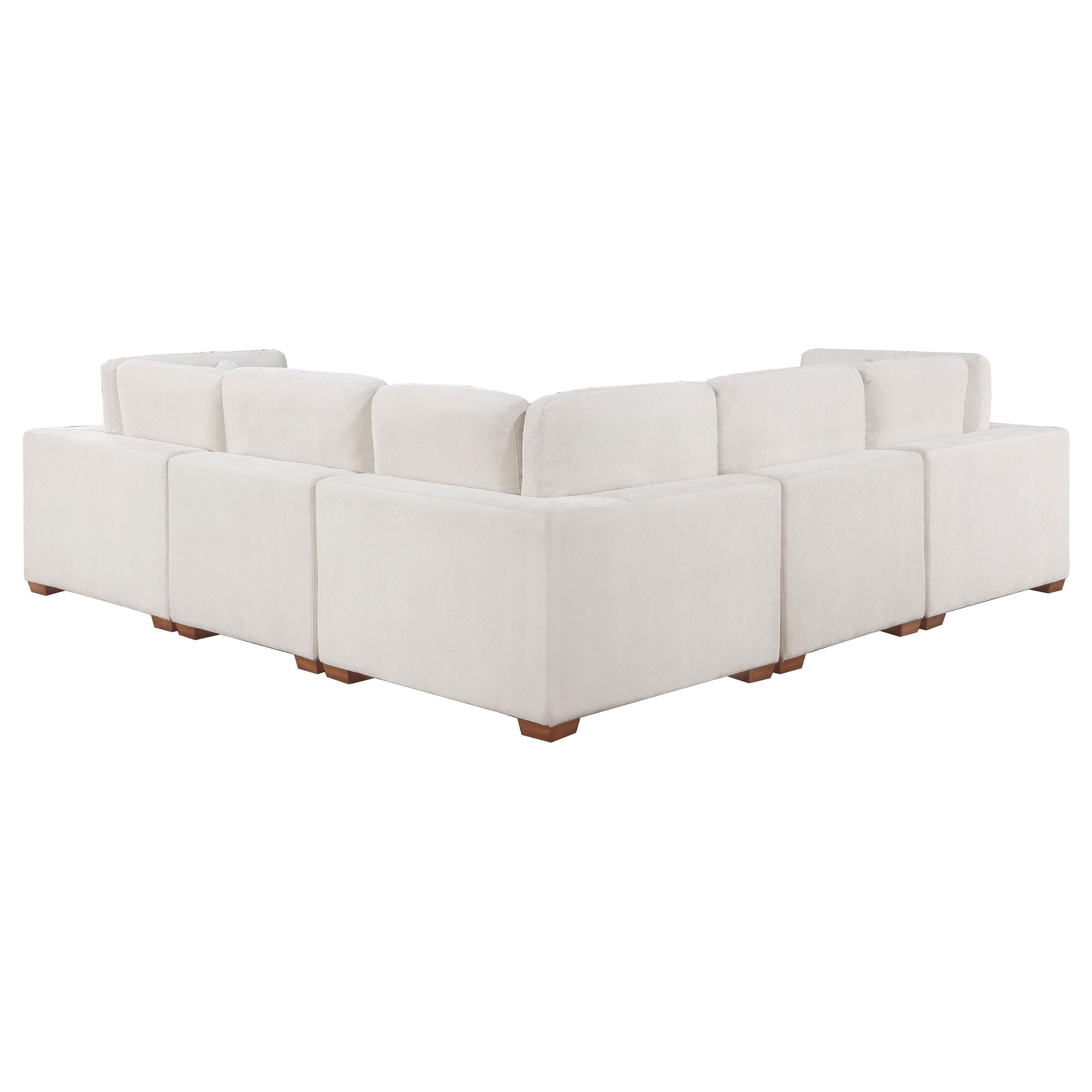 Diamond Modern Furniture COA Lakeview Fabric 5 pc Sectional 551461-SETA IMAGE 3