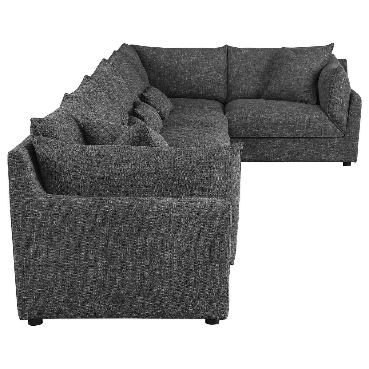 Sasha Fabric 6 pc Sectional 551681-SET