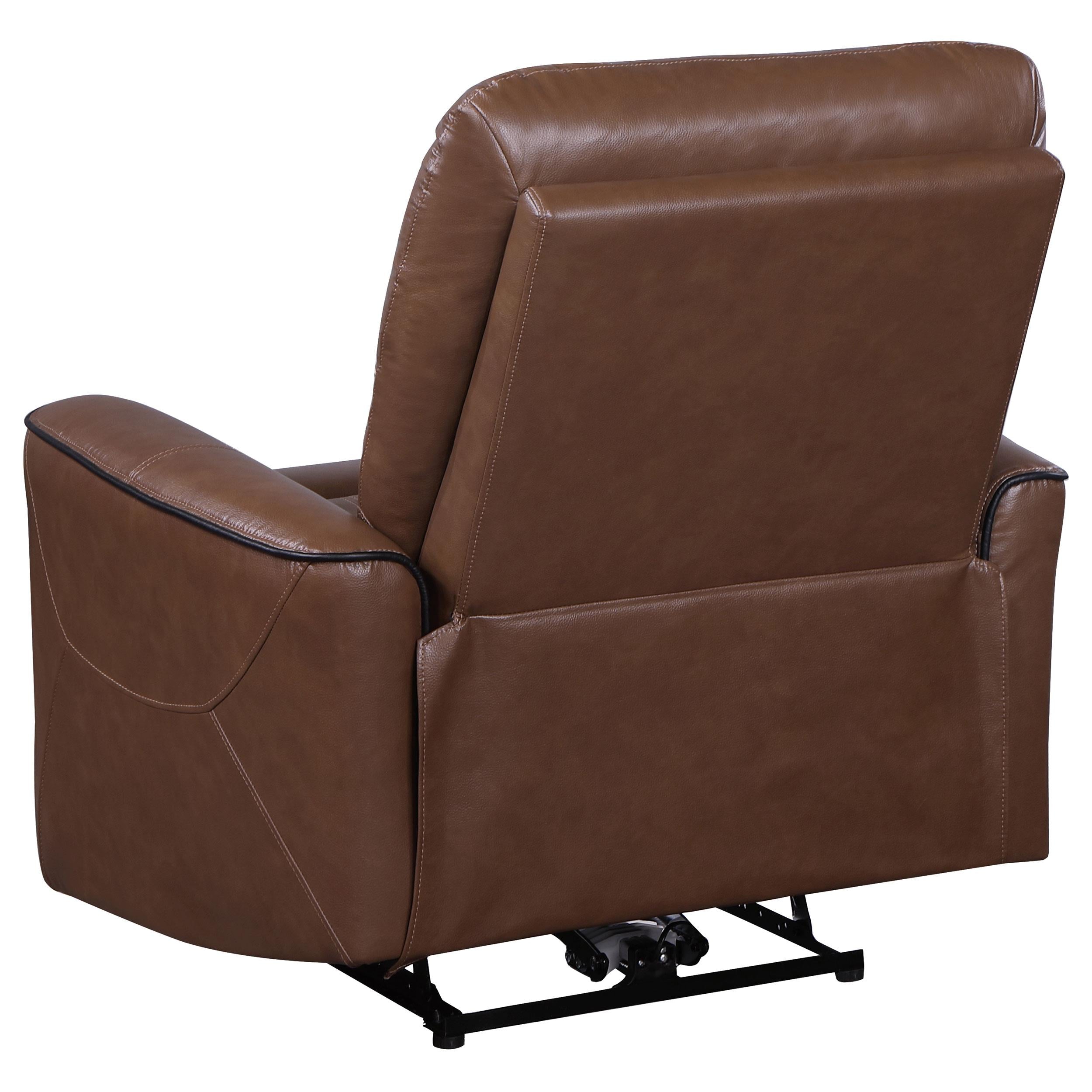 Diamond Modern Furniture COA Greenfield Power Leatherette Recliner 610266P IMAGE 4