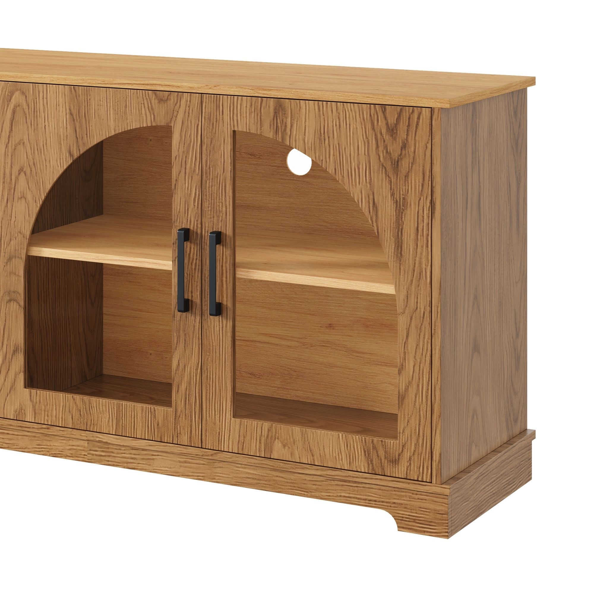 TV Stand With Semi Arched Doors
