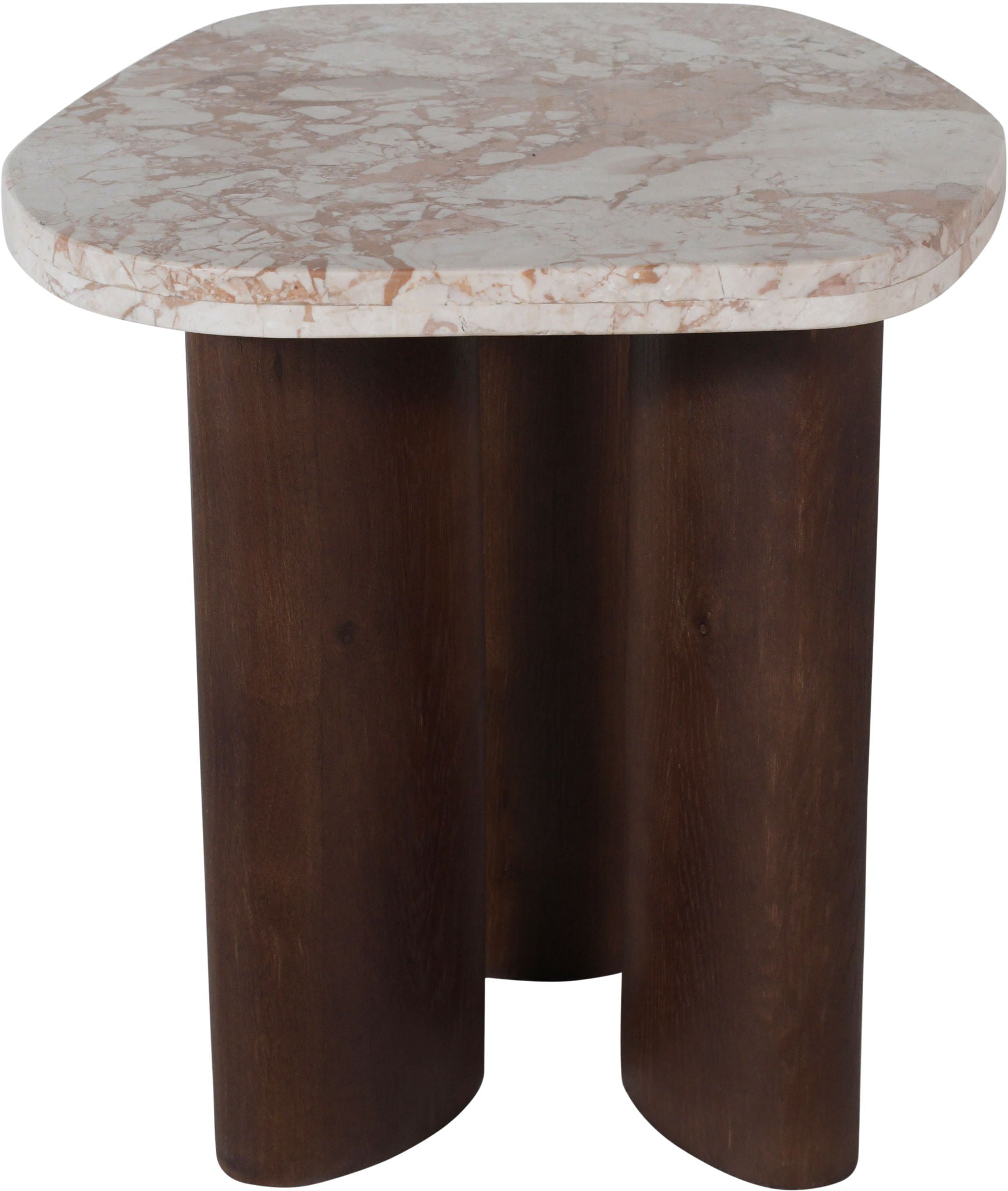 Puglia - Marble Top And Oak Wood Base Table