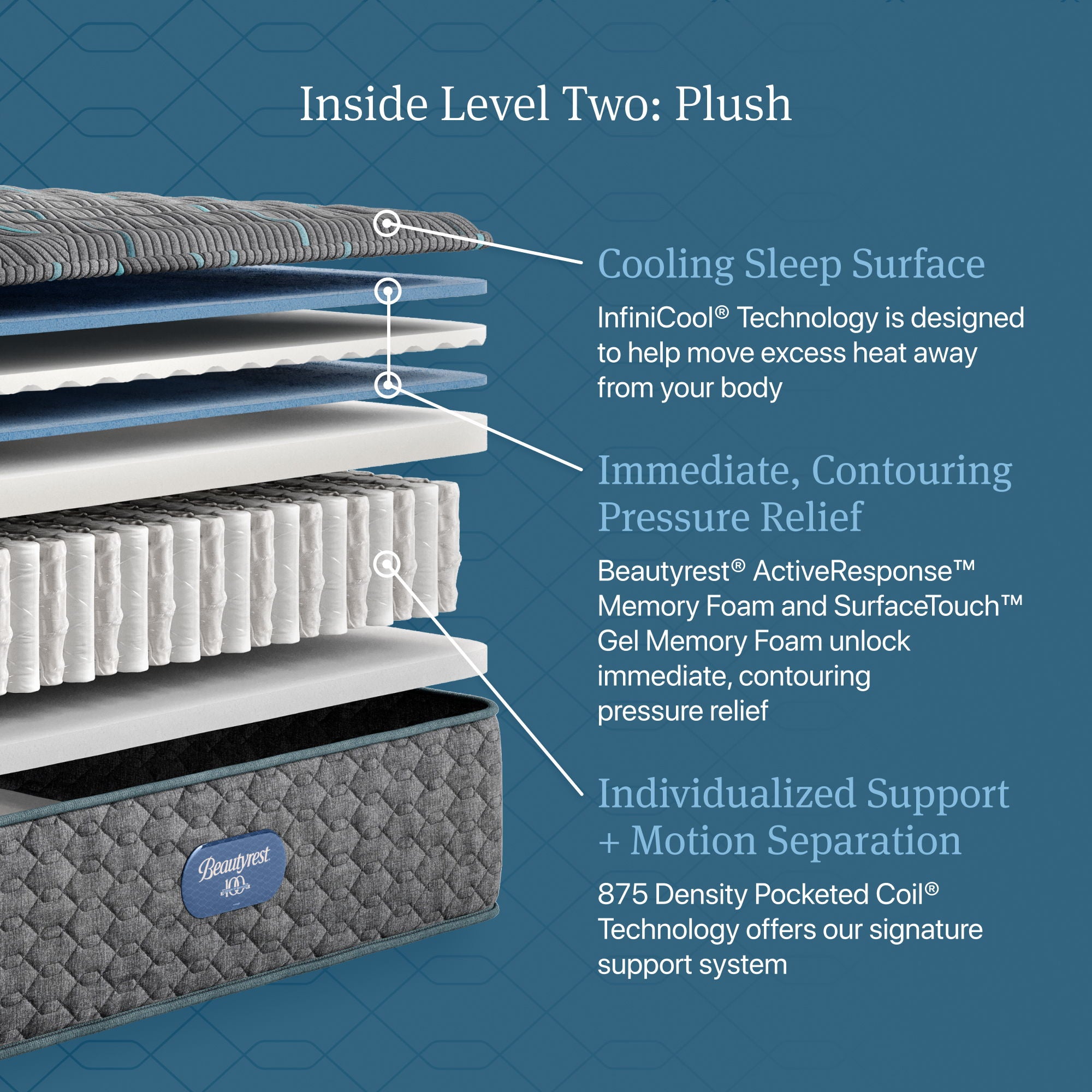 Beautyrest - Level Two Plush Mattress