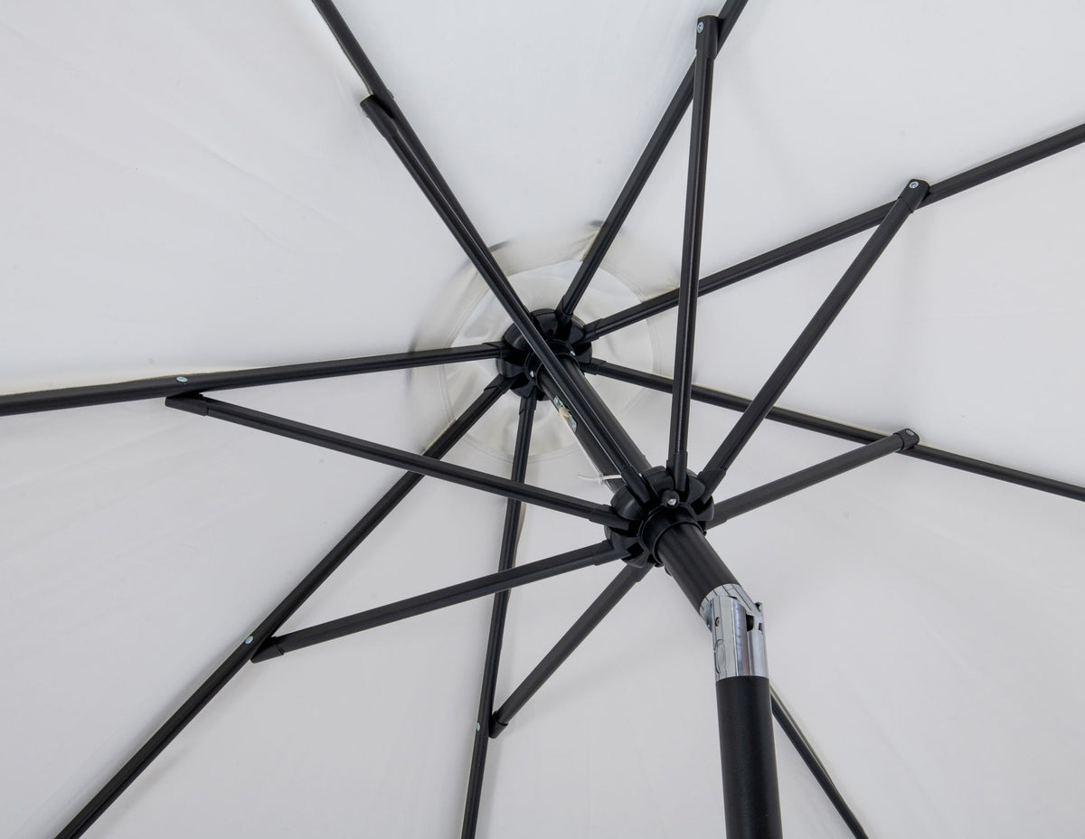 Amalfi - Patio Umbrella - Black Base / Black Pole