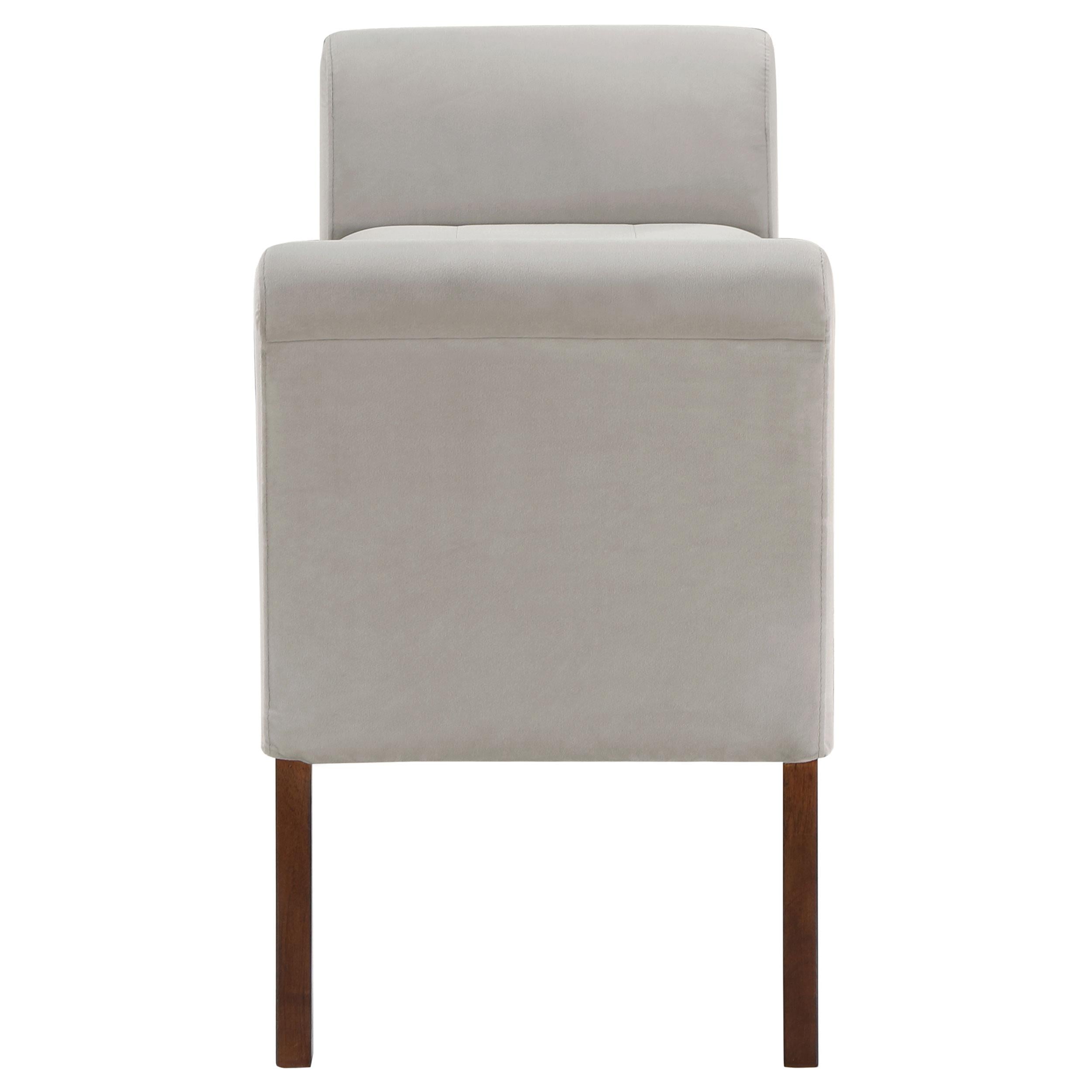 Coaster Furniture Farrah 910238 Upholstered Rolled Arms Storage Bench - Beige/Brown IMAGE 6