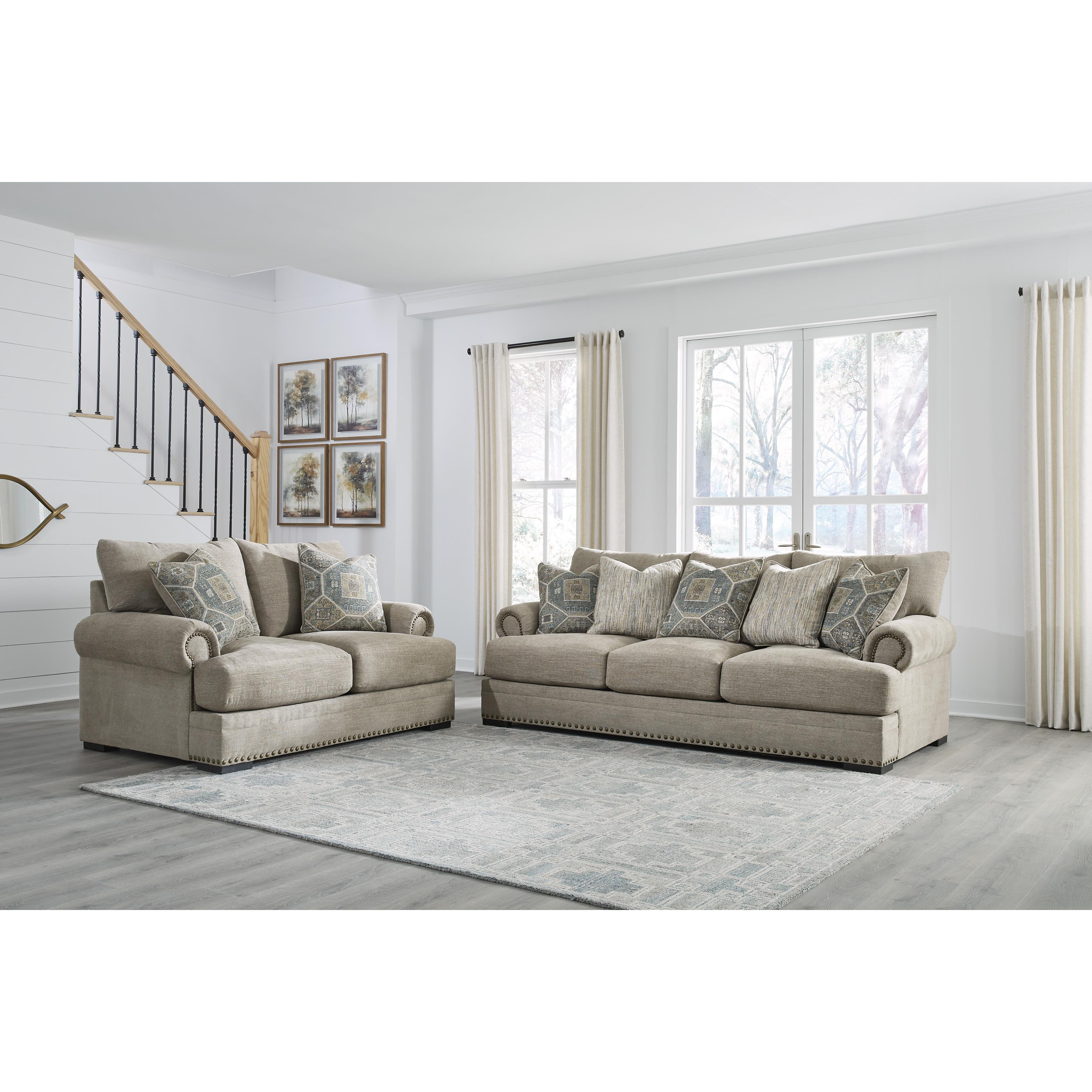 Benchcraft Galemore Stationary Fabric Loveseat 2700435 IMAGE 7
