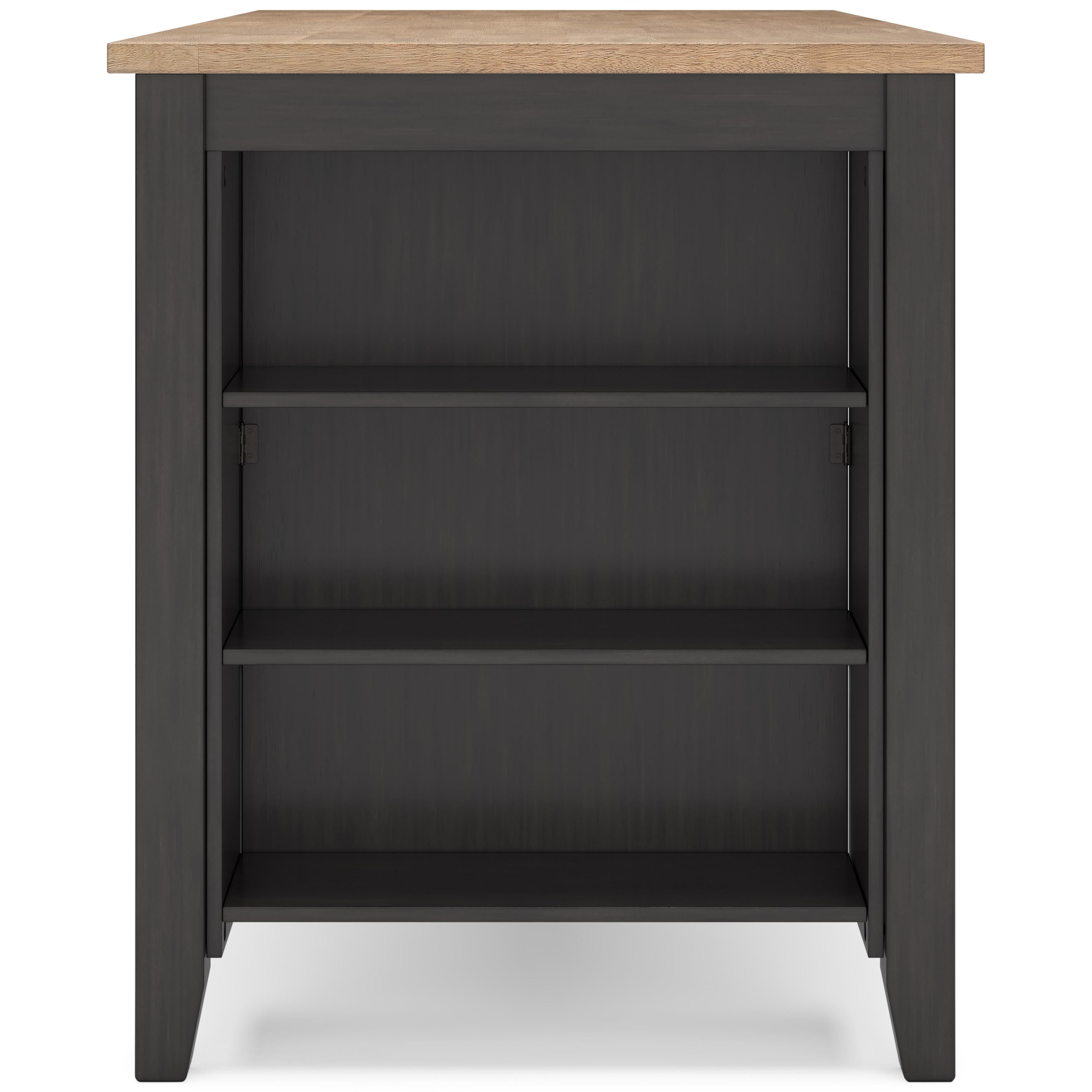 Signature Design by Ashley Gesthaven Counter Height Dining Table with Trestle Base D396-13 IMAGE 3