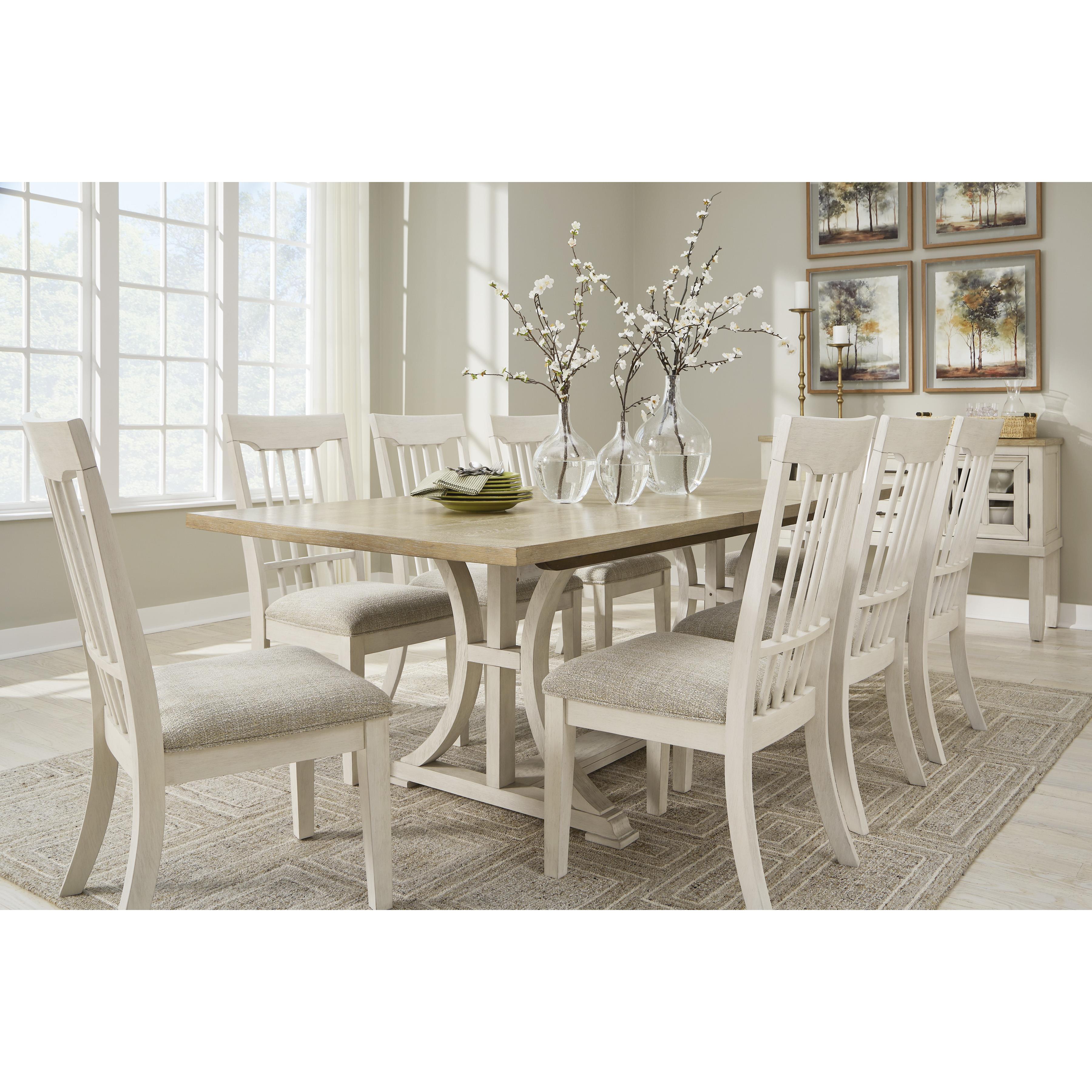 Benchcraft Shaybrock Dining Table with Trestle Base D683-35 IMAGE 11