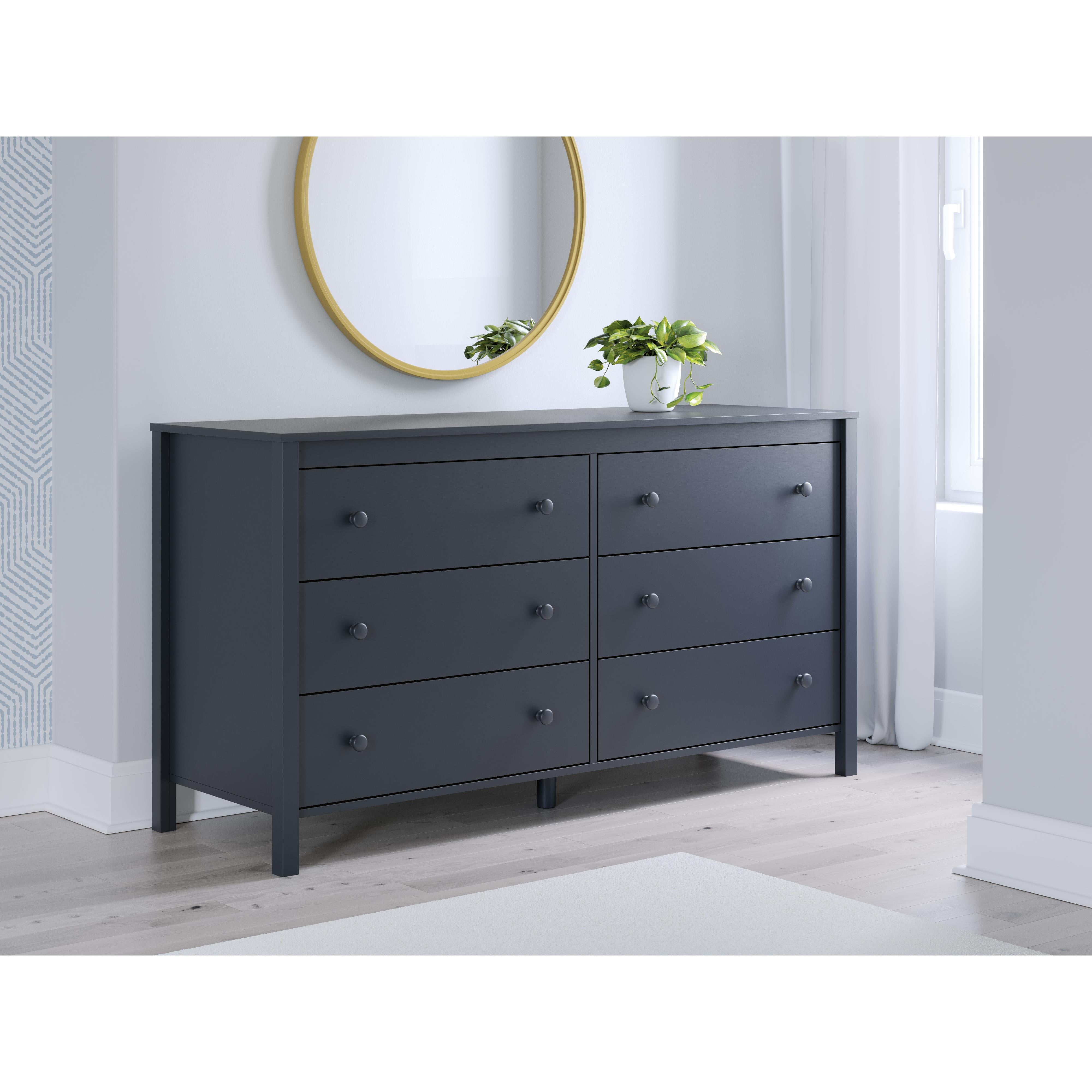 Diamond Modern Furniture Exclusive Design Simmenfort 6-Drawer Dresser EB1528-231 IMAGE 7