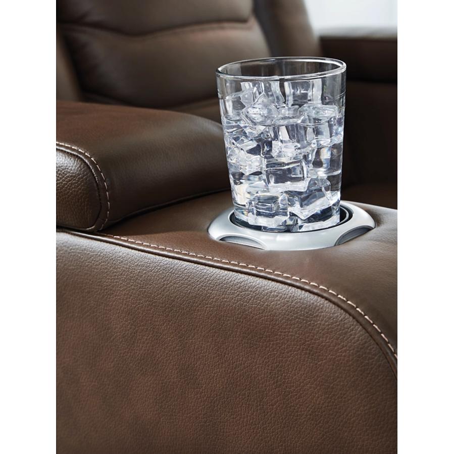 Diamond Modern Furniture Exclusive Design High Impact Power Reclining Leather Match Sofa U1060115 IMAGE 11