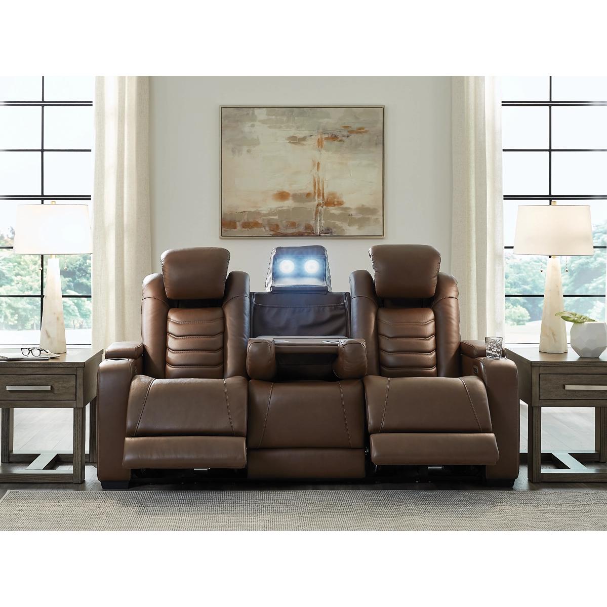 Diamond Modern Furniture Exclusive Design High Impact Power Reclining Leather Match Sofa U1060115 IMAGE 13