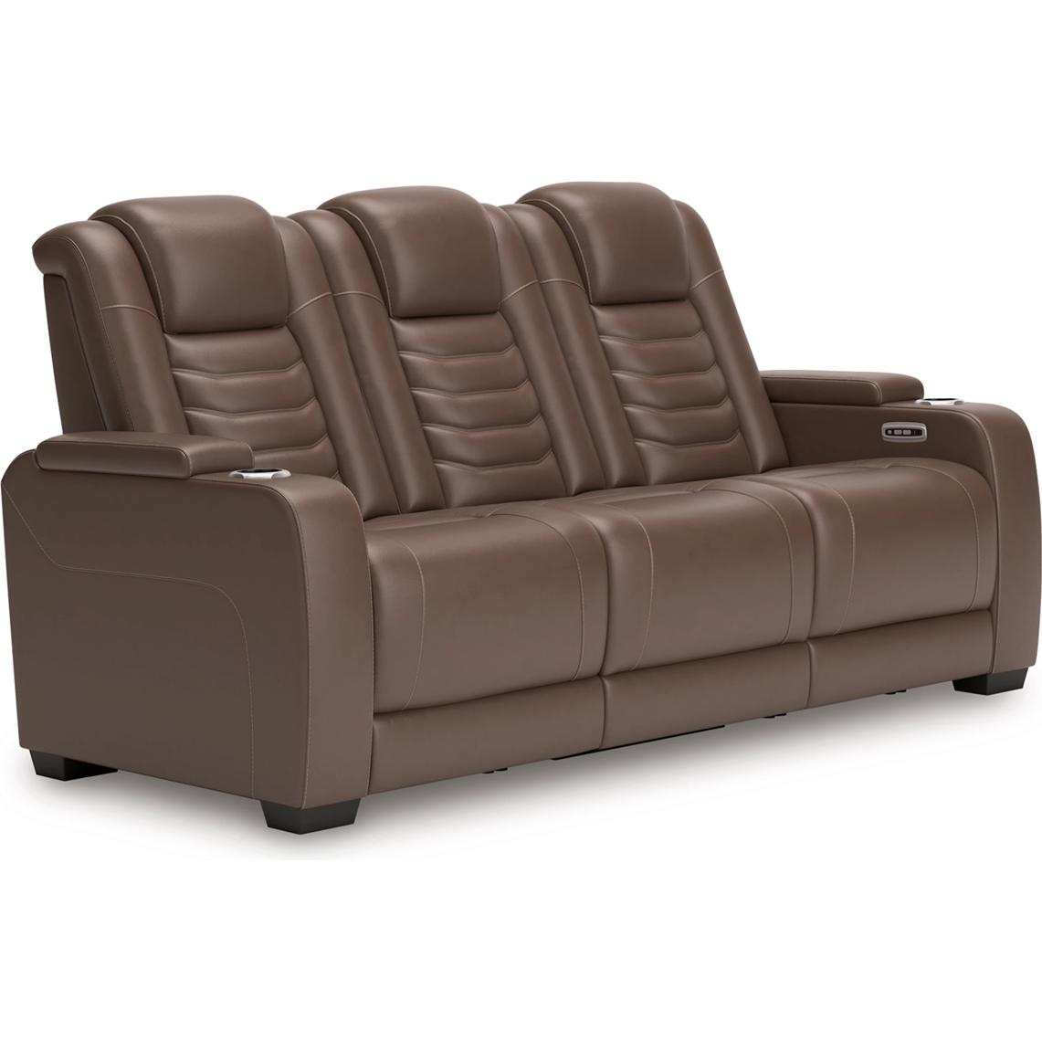 Diamond Modern Furniture Exclusive Design High Impact Power Reclining Leather Match Sofa U1060115 IMAGE 2