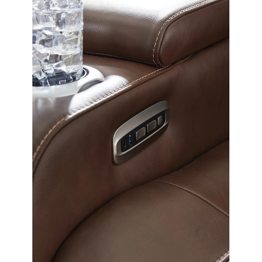 Diamond Modern Furniture Exclusive Design High Impact Power Reclining Leather Match Sofa U1060115 IMAGE 8