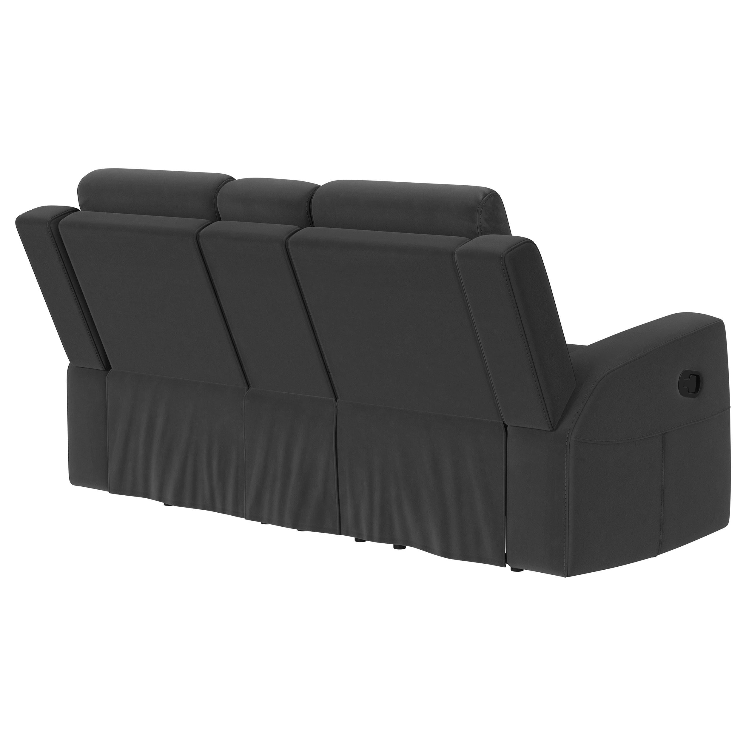 Diamond Modern Furniture COA Brentwood Reclining Fabric Loveseat with Console 610285 IMAGE 7