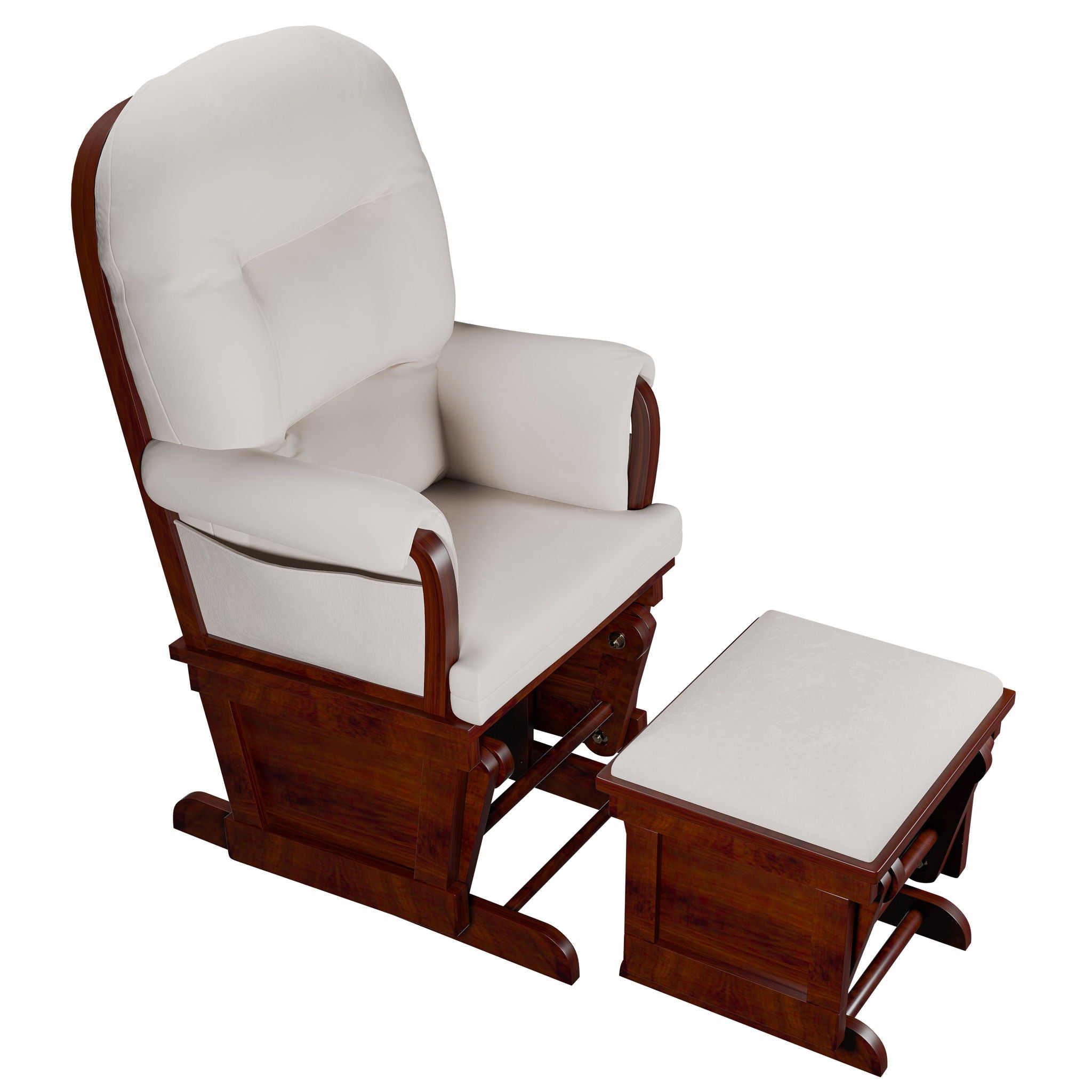 Glider Chair With Ottoman