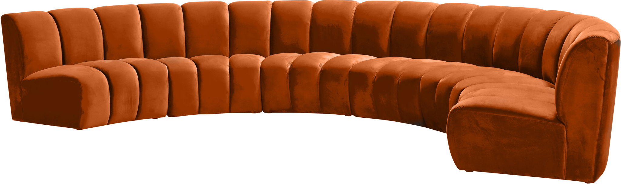 Infinity - 6 Piece Velvet Modular Sectional