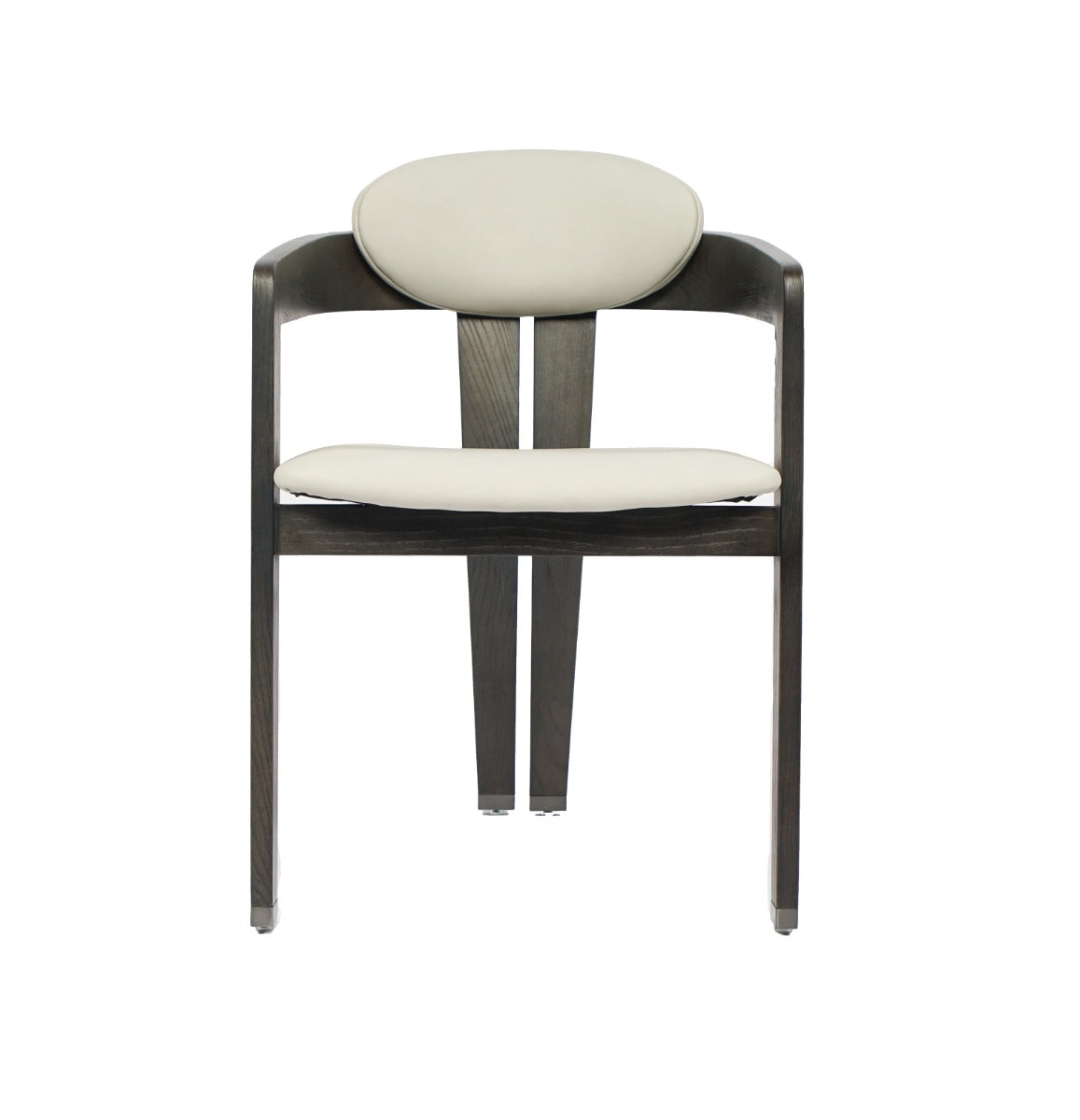 Thorne Light Grey and Dark Grey Arm Dining Chair