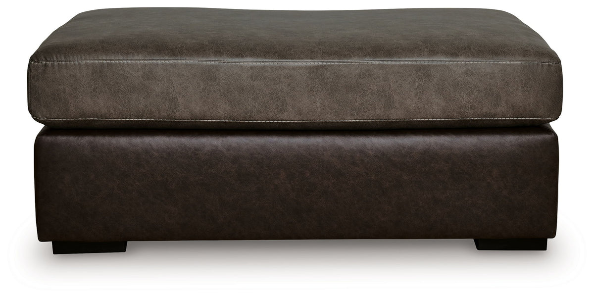 Castille Way - Oversized Accent Ottoman - Fossil