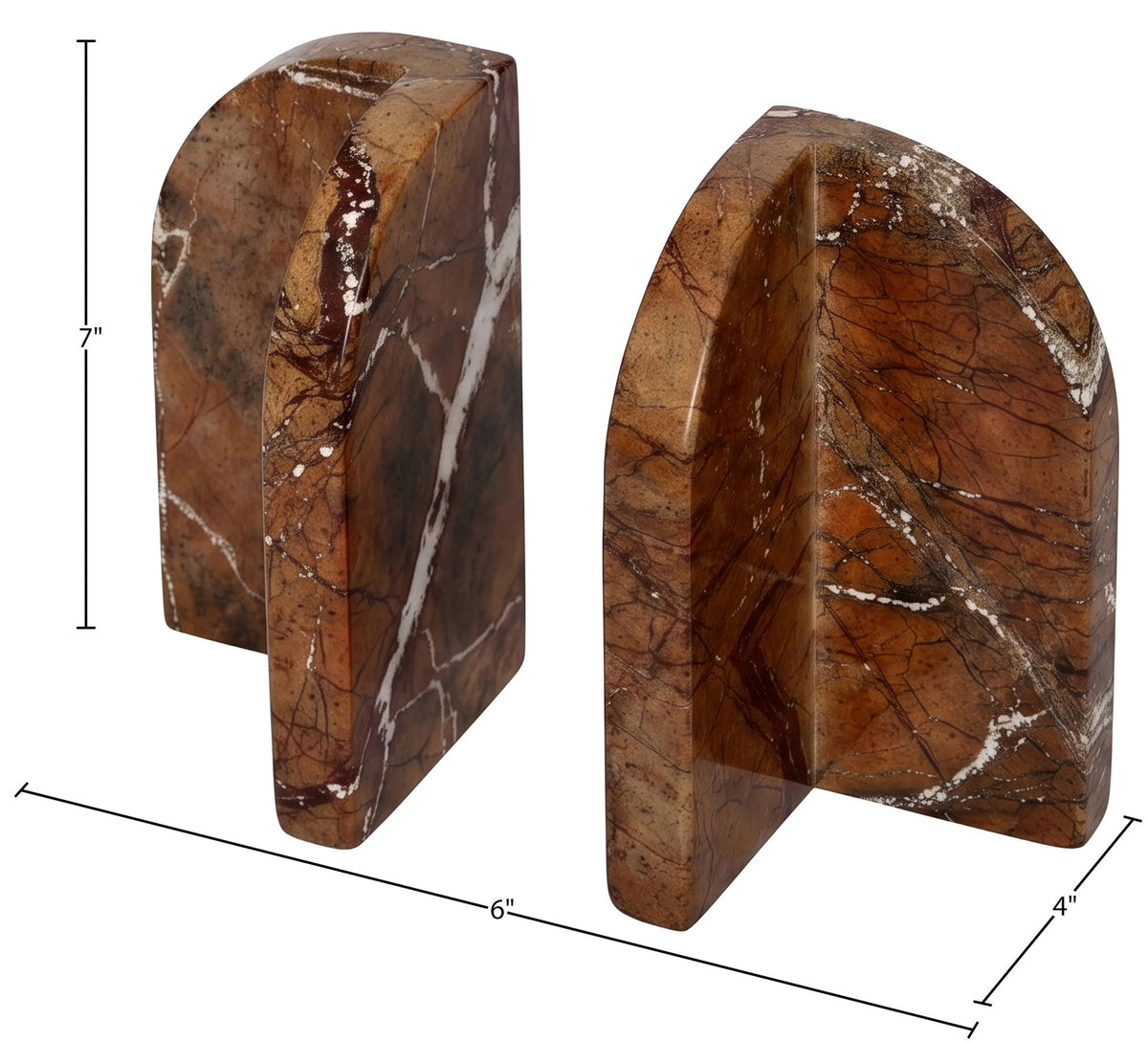 Dufresne - Genuine Marble Bookend