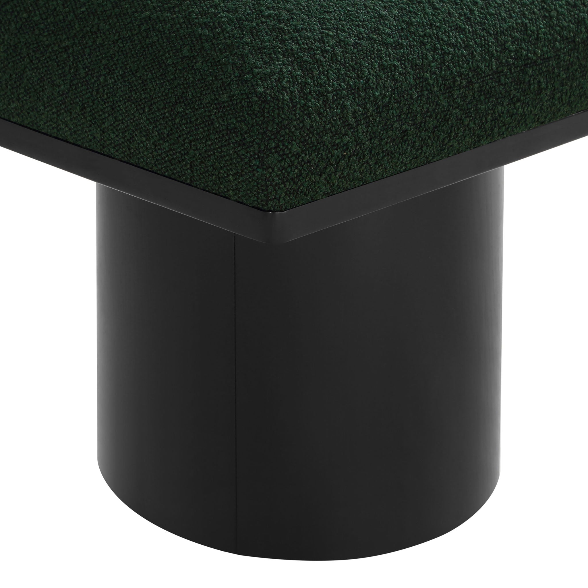 Pavilion - 6 Piece Modular Bench With Black Base