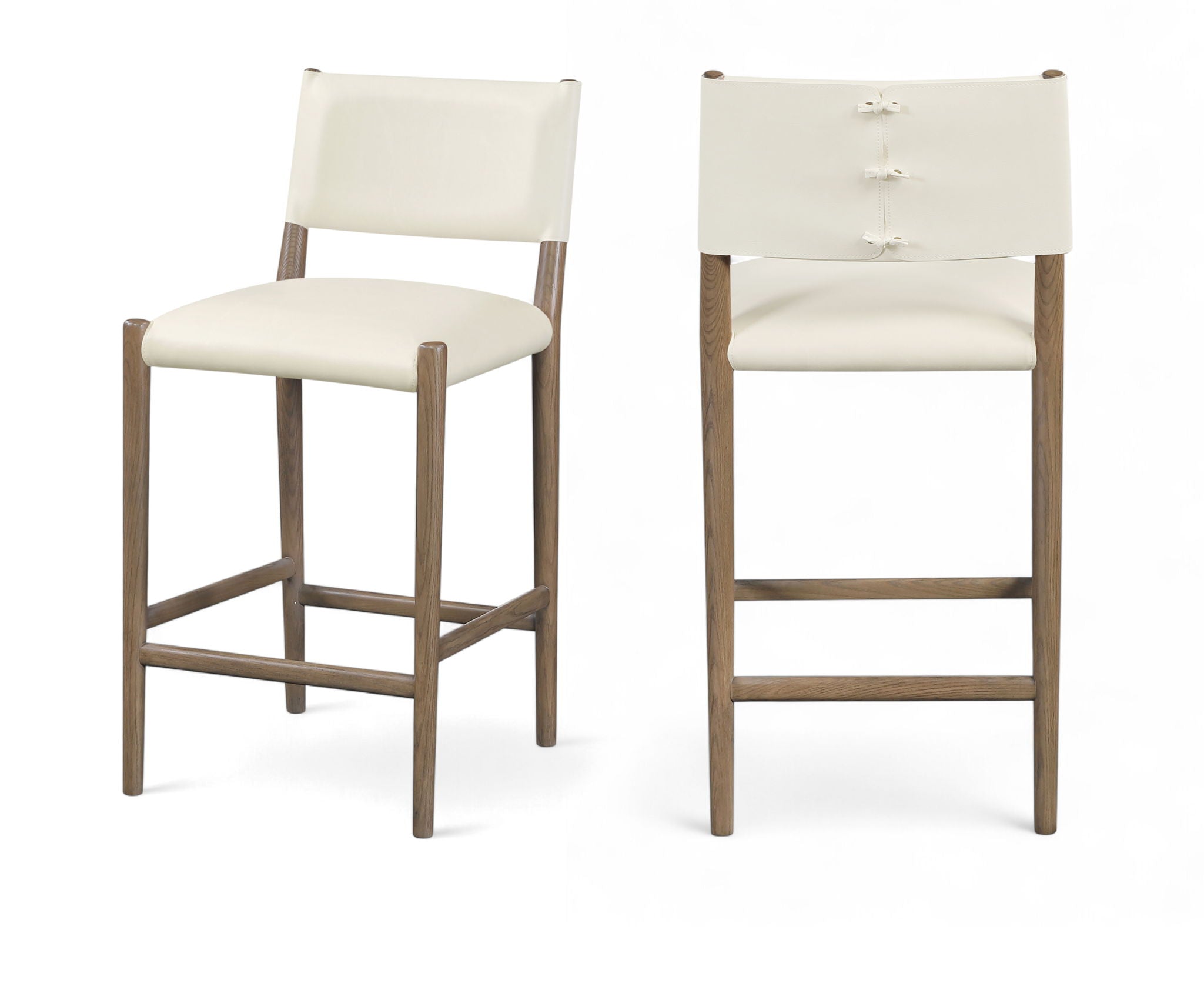 Andie - Upholstered Counter Stool - Brown Base