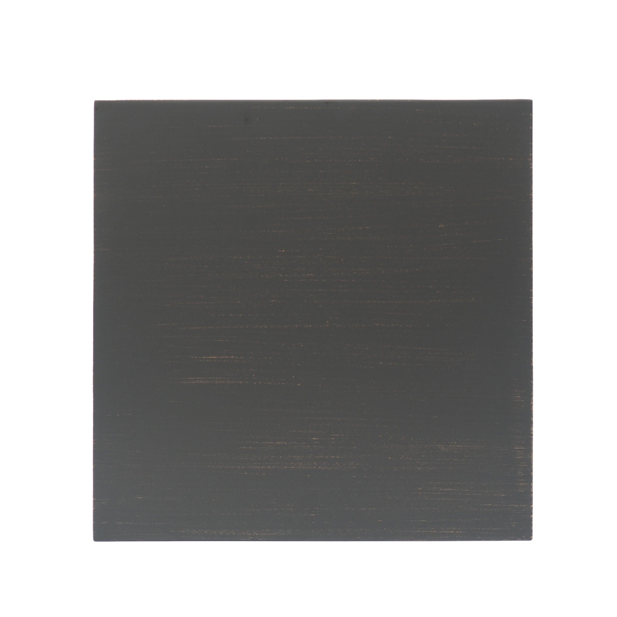 Modern Iron Tank Holder Side Table With Powder Coated Frame - Brown / Gold