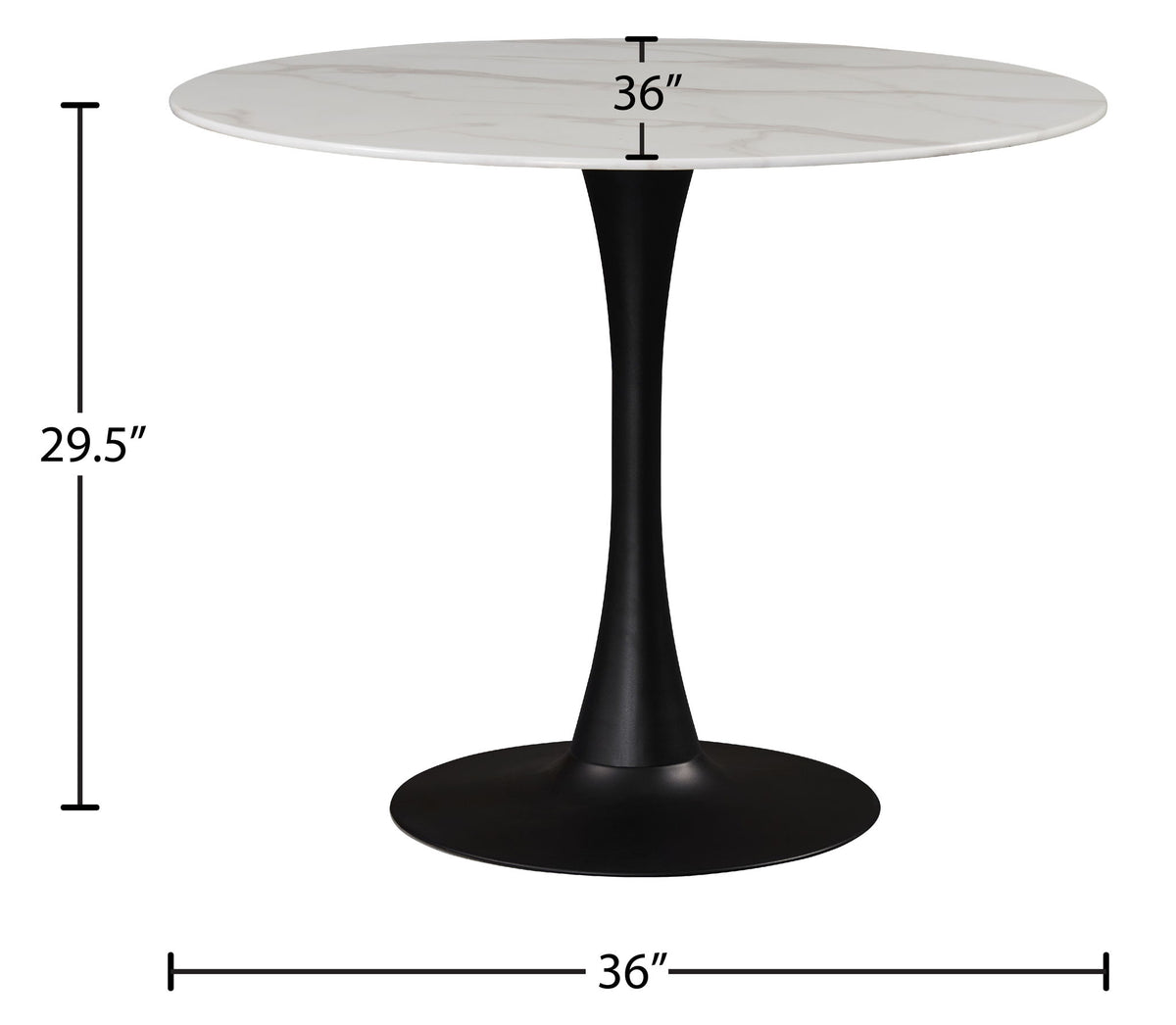 Tulip - Two Tone Dining Table