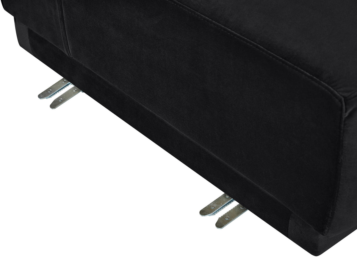 Avra - 146" Velvet Performance Fabric Upholstered Sectional