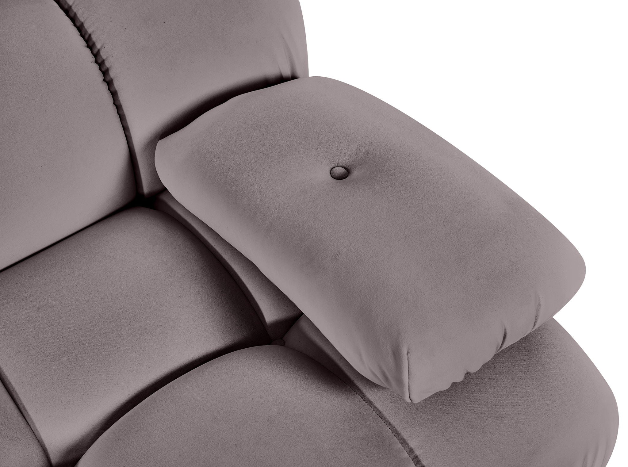 Orin - Velvet Performance Fabric Upholstered 2 Piece Modular Sofa