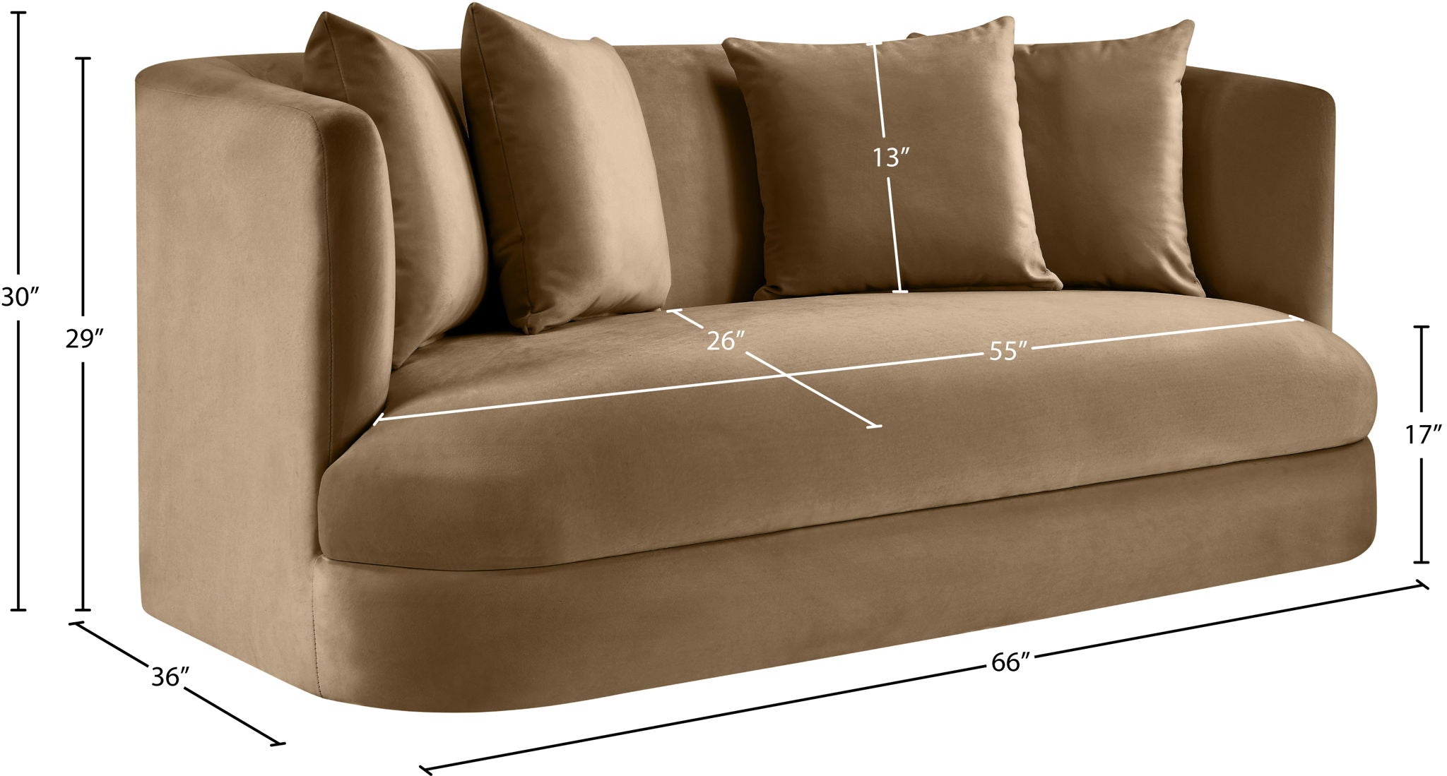 Alder - Loveseat