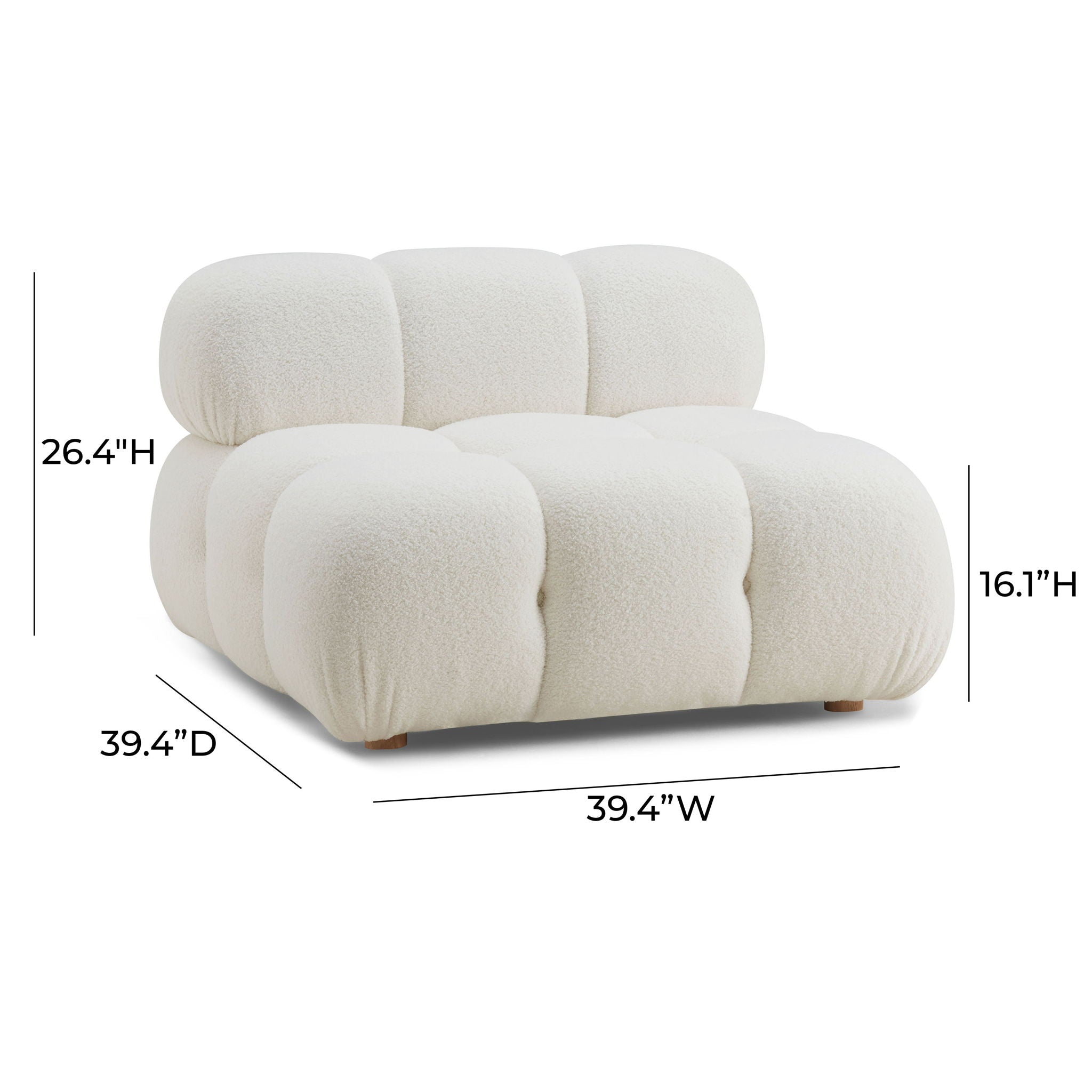 Calliope - Modular Armless Chair