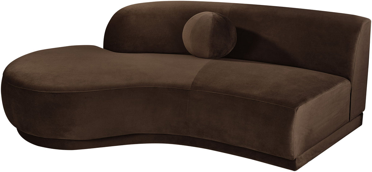Avra - 86" Velvet Performance Fabric Upholstered Sofa