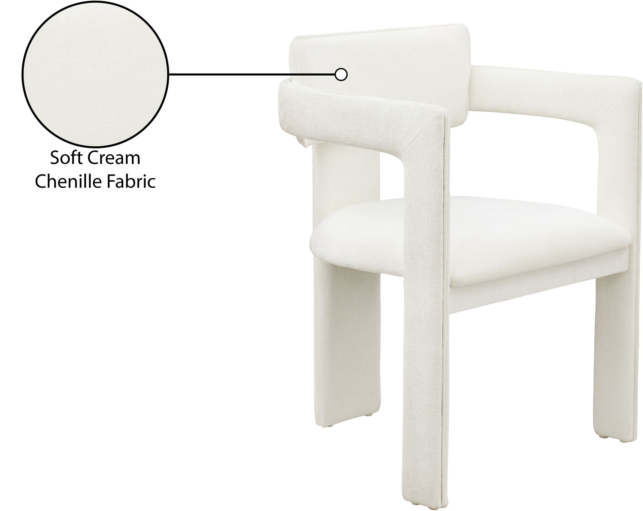 Brenda - Chenille  Dining Chair (Set of 2)