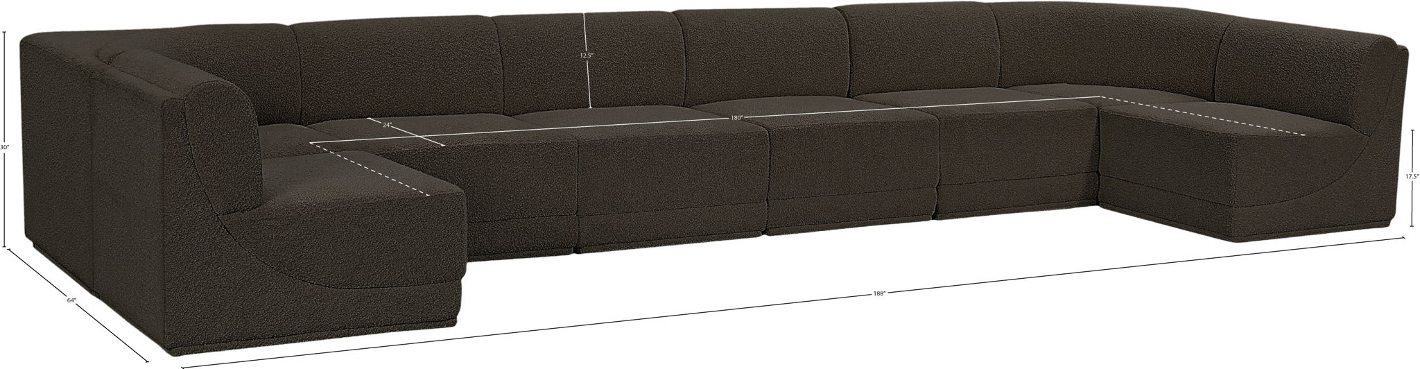Ollie - 8 Piece Modular Sectional