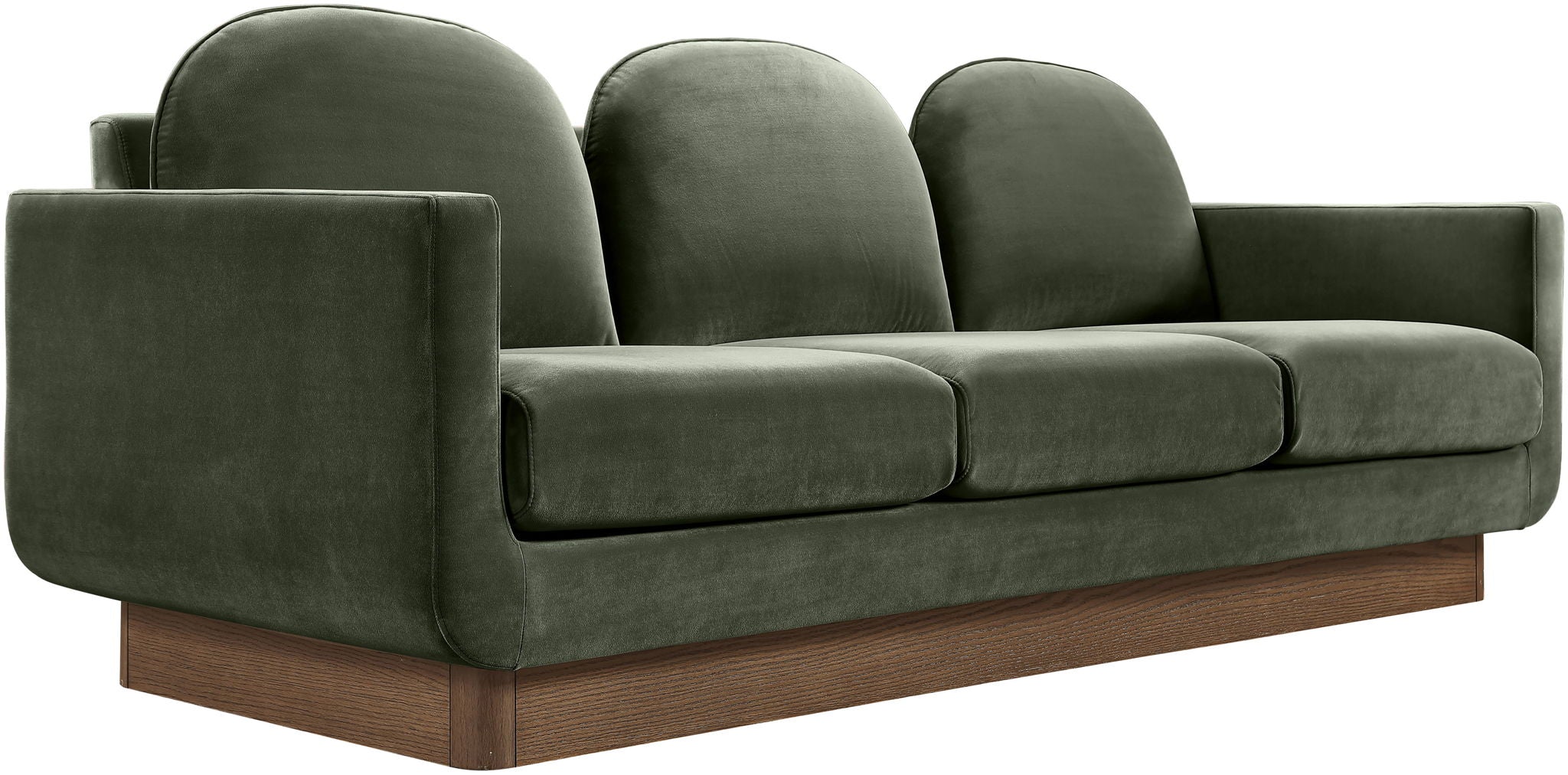 Diviento - Velvet Performance Fabric Upholstered Sofa