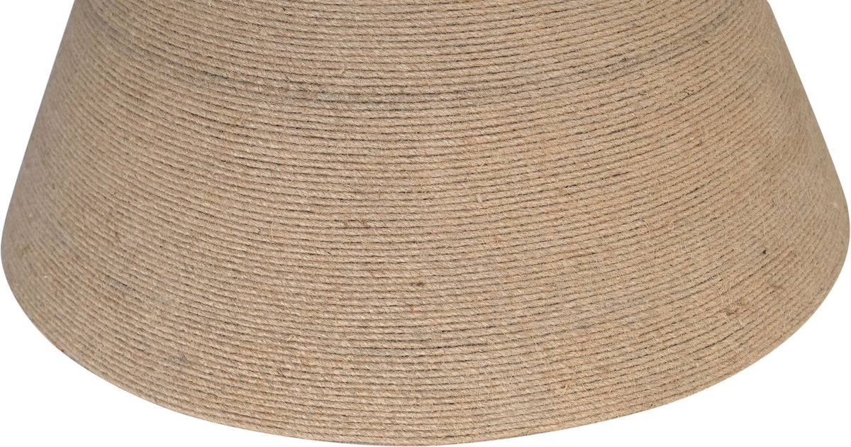 Baleen - Genuine Marble And Jute Dining Table