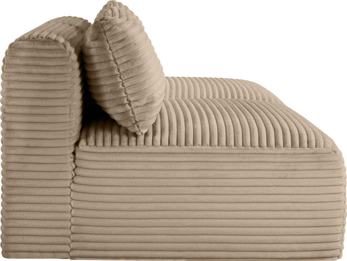 Shaggy - Fabric 2 Seat Modular Armless Sofa