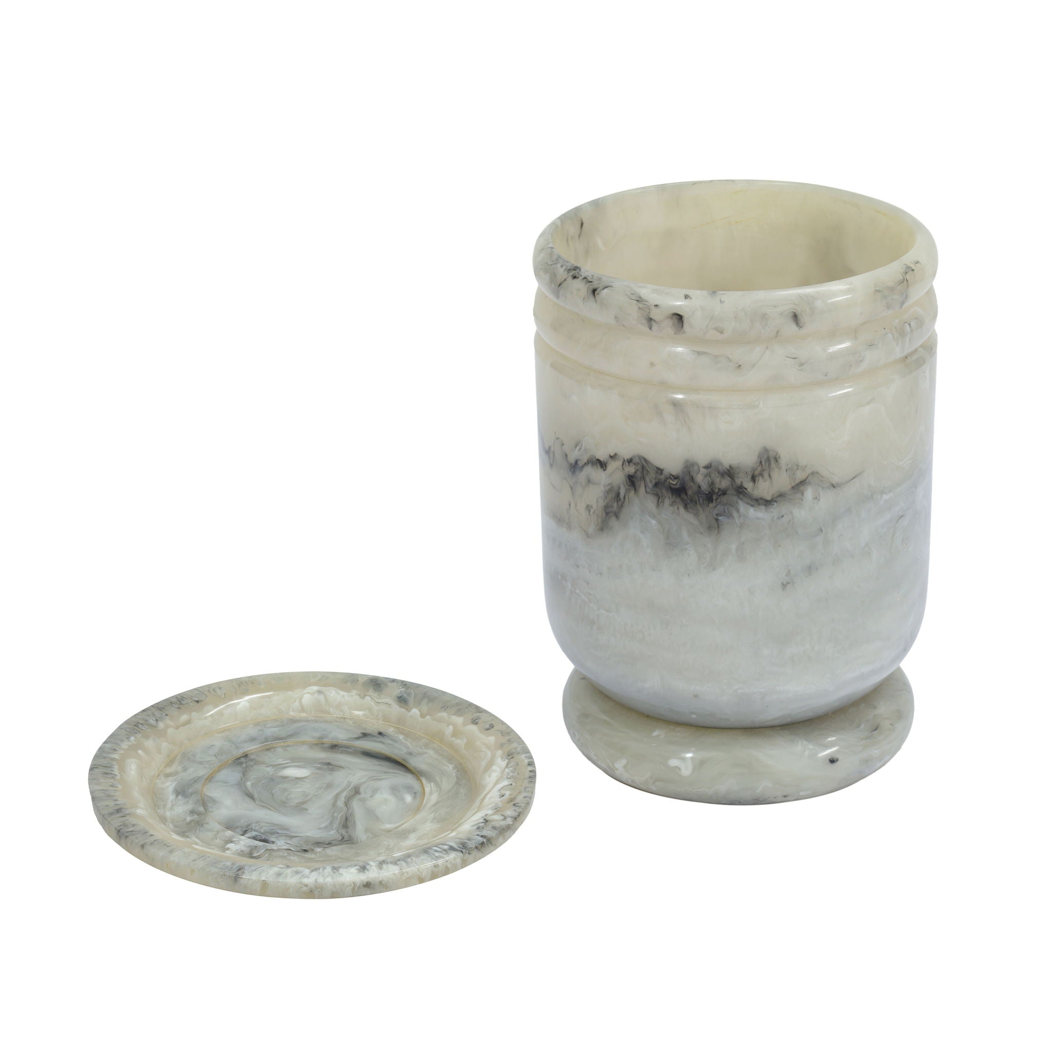 Channeled - Swirl Resin Kiddush Cup