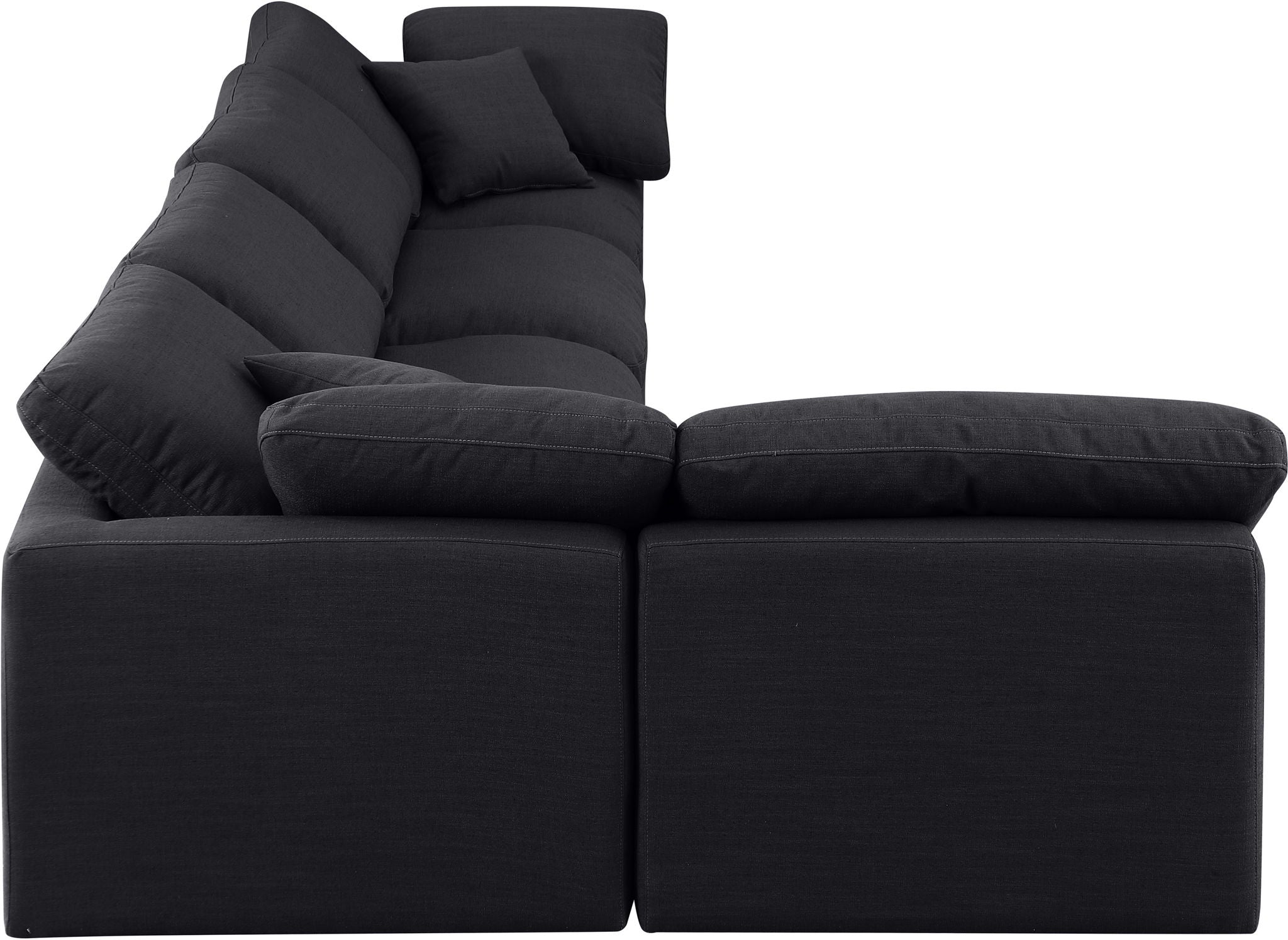 Indulge - Linen 5 Piece Modular Sectional