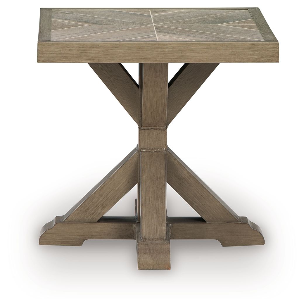 Laguna Heights - Square End Table - Beige