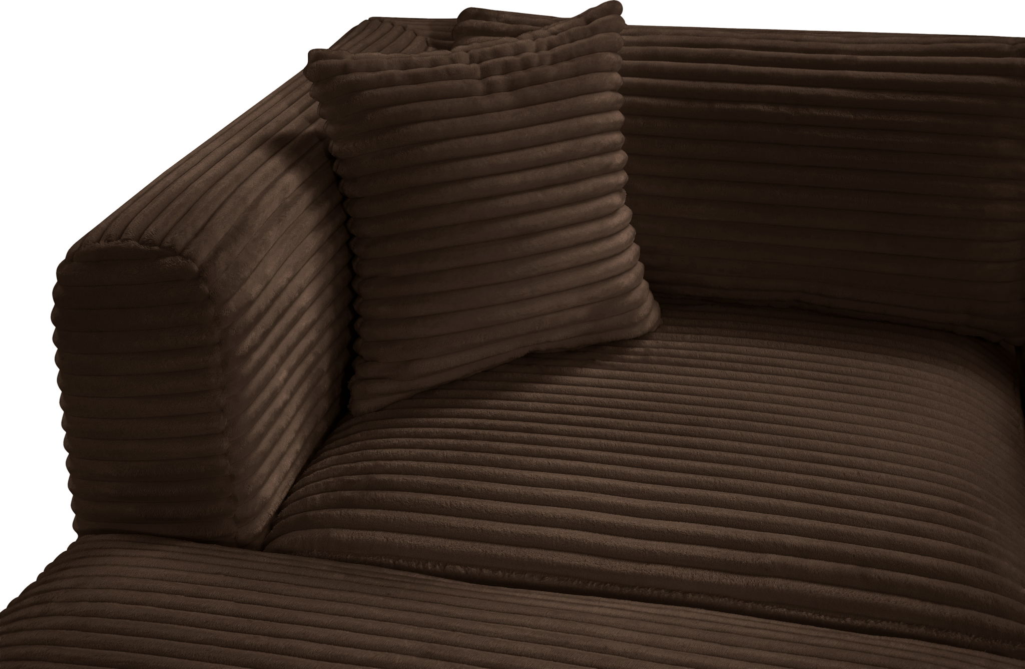 Shaggy - 7 Piece Modular U-Shaped Sectional With Ottoman