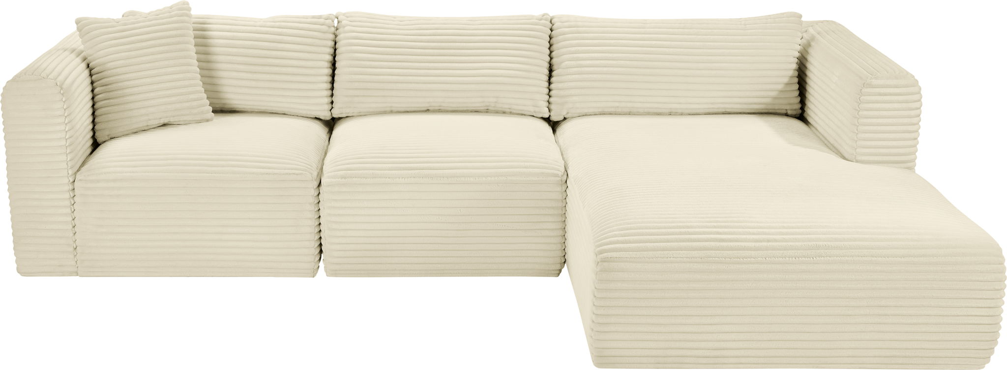 Shaggy - 3 Piece Modular Sectional