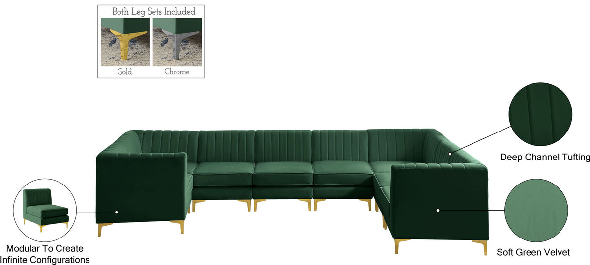Alina - 8 Piece Modular U-Shaped Sectional