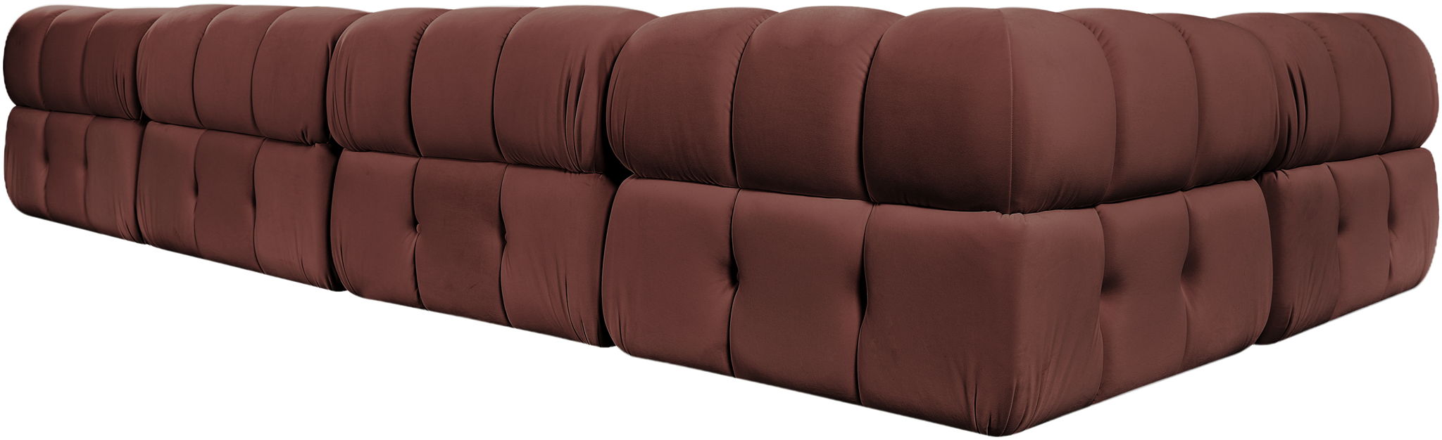 Orin - U-Shaped Velvet 6 Piece Modular Sectional