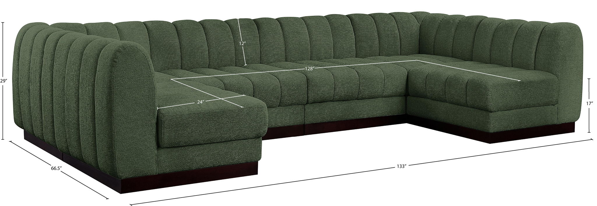 Quinn - 6 Piece Modular Sectional