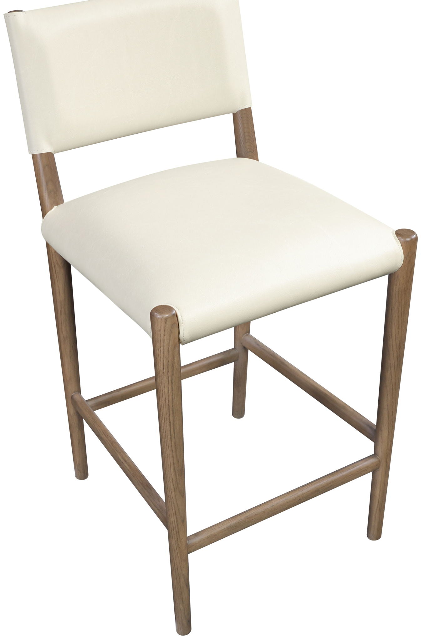 Andie - Upholstered Counter Stool - Brown Base
