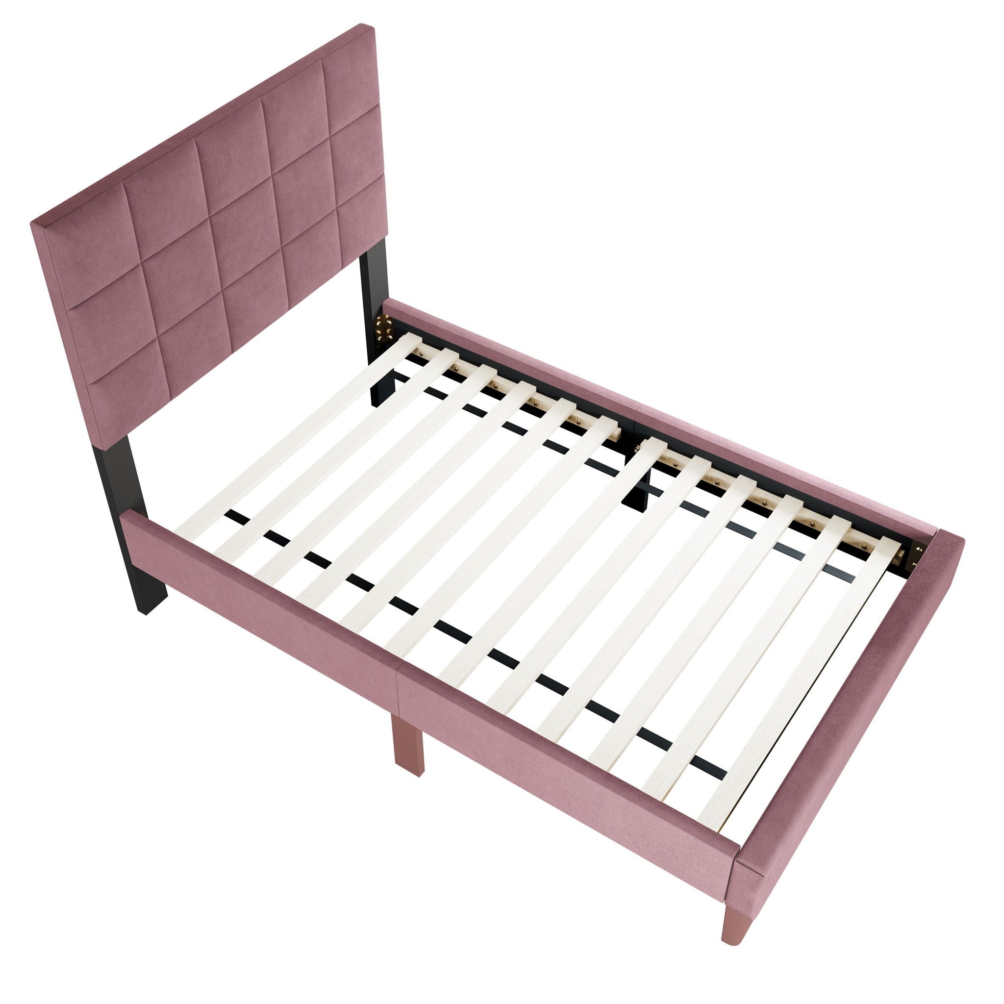 Modern Bed With Adjustable Headboard